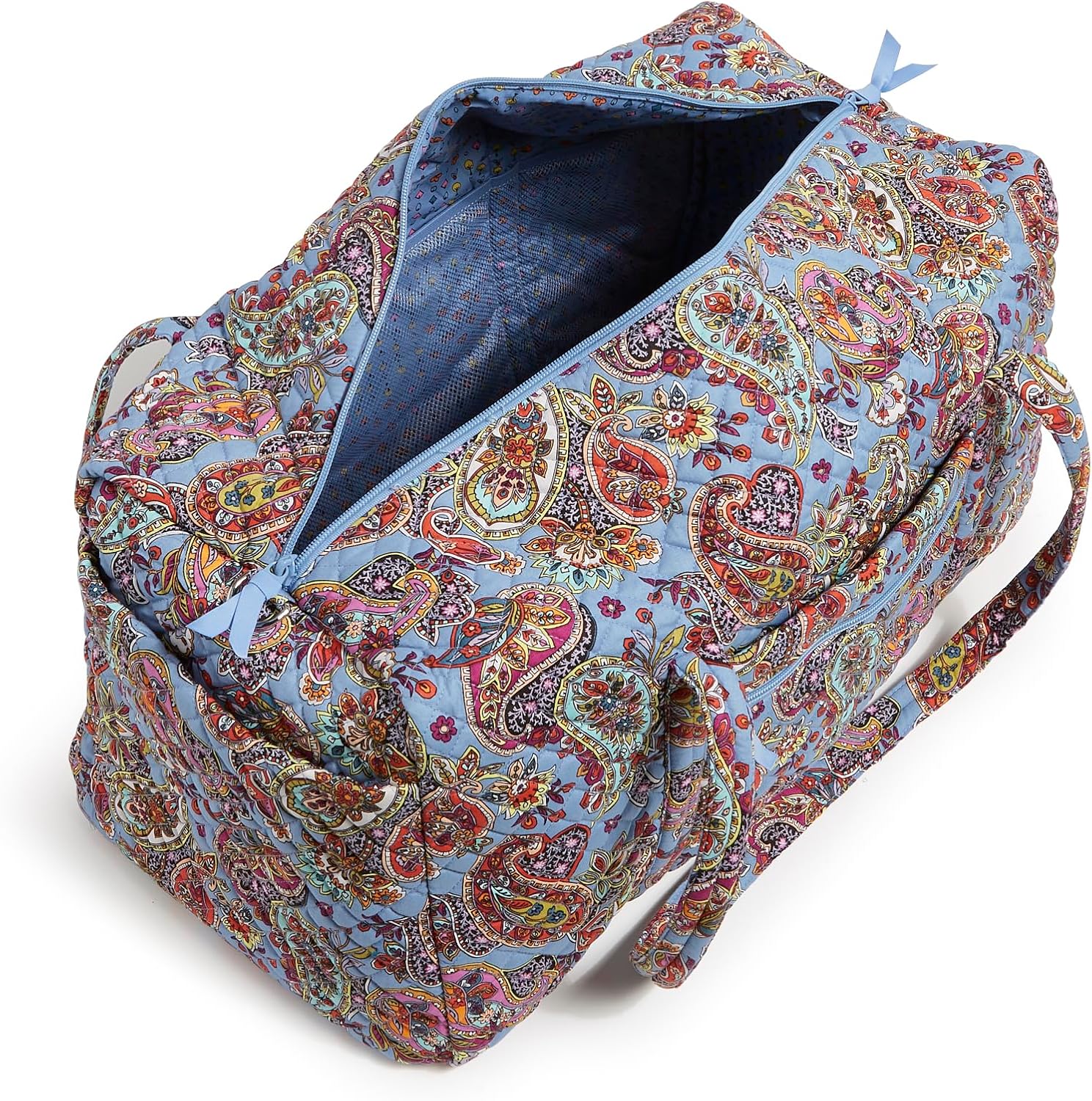 Vera Bradley Women's Cotton Large Travel Duffel Bag, Provence Paisley, One Size - Image 3