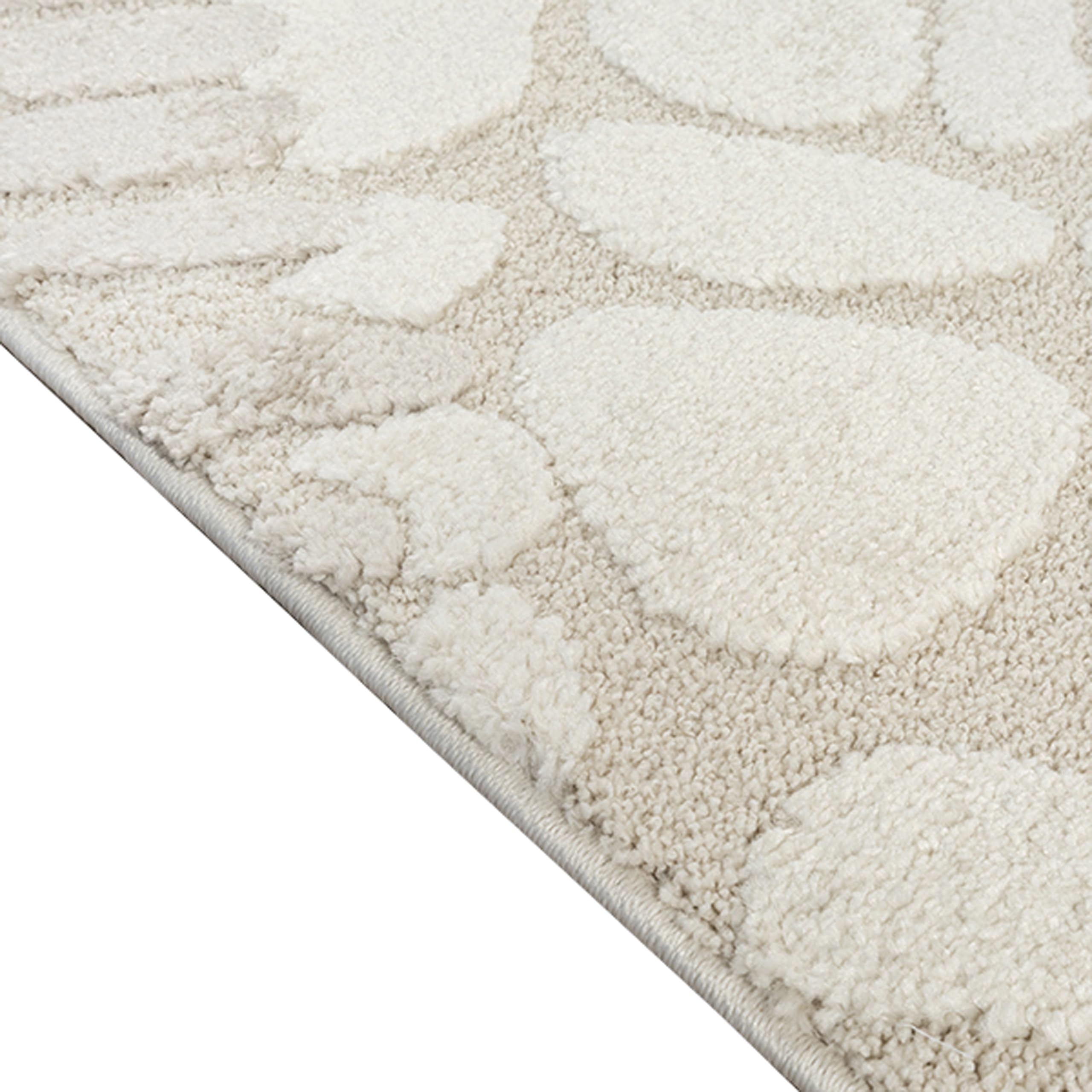CARPETIA Alfombra Alfombra de Juego habitación Infantil mullida fácil Cuidado Resistente Jirafa Nature Crema Verde, 120 x 170 cm