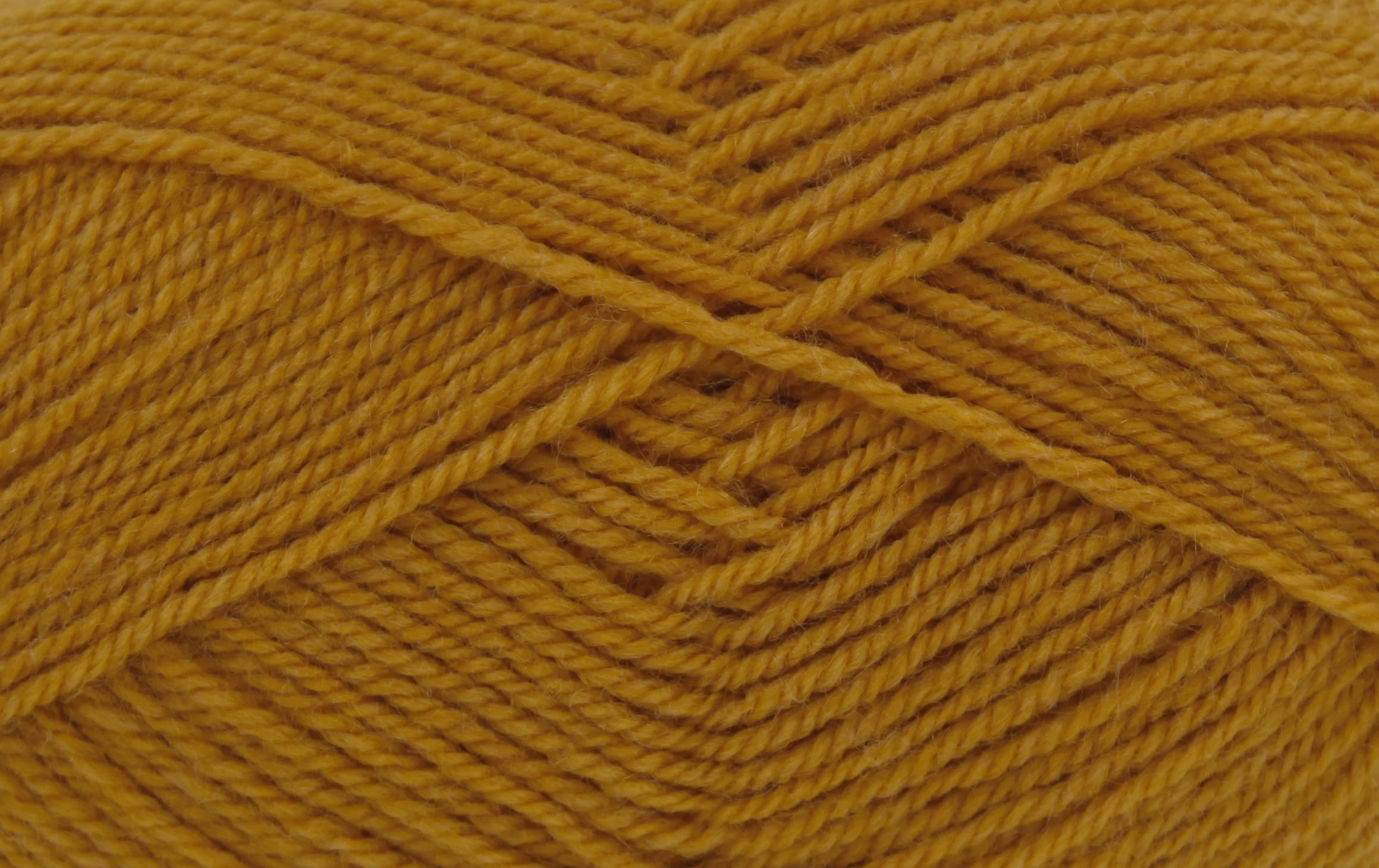 King Cole 1644026 Big Value DK 50 Mustard Yarn - 145M, 50g