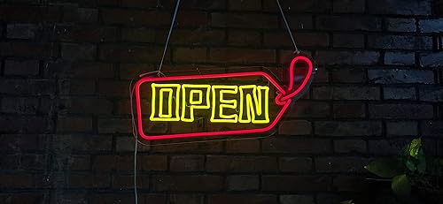 Miniatura 7 de Letrero de neón abierto, luces de neón, letrero abierto LED, letreros de neón decorativos 3D para negocios, tiendas, bares, restaurantes, fiestas,
