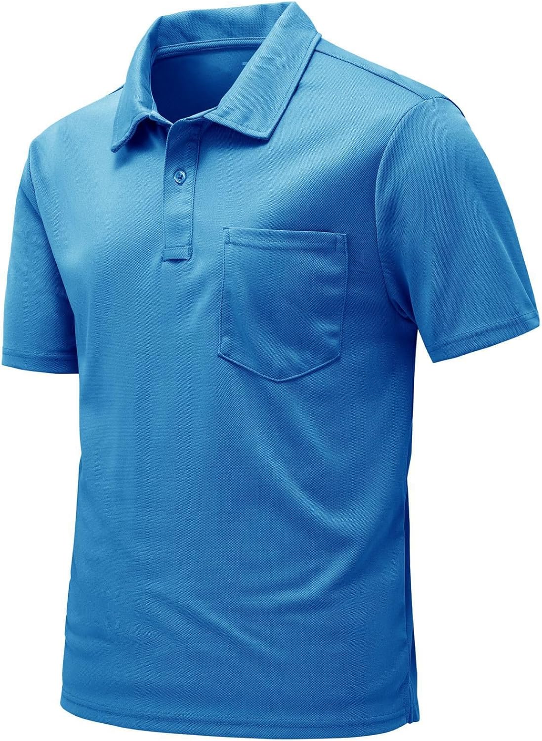 Rdruko Men’s Polo Shirts Short Sleeve Quick Dry Outdoor Golf Sports Shirts with Pocket