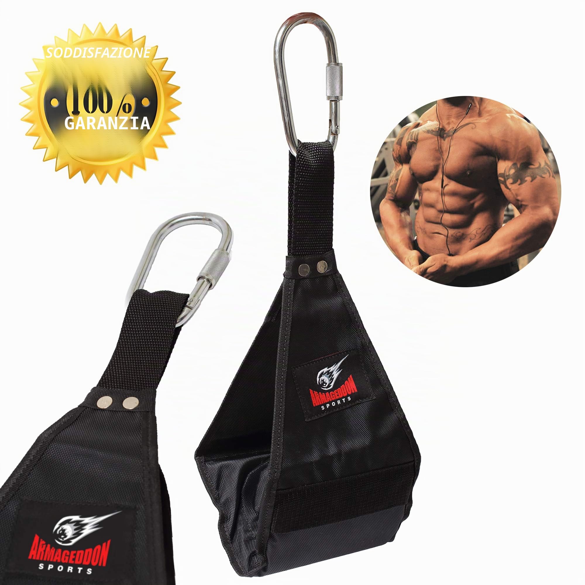 Cinghie per Addominali - Abs Straps - Cinghie Per Esercizi Addominali - Abdominal Slings per Barra Trazioni - Fitness Sollevamento Gambe - Allenamento del Forza - Braccia Supporto