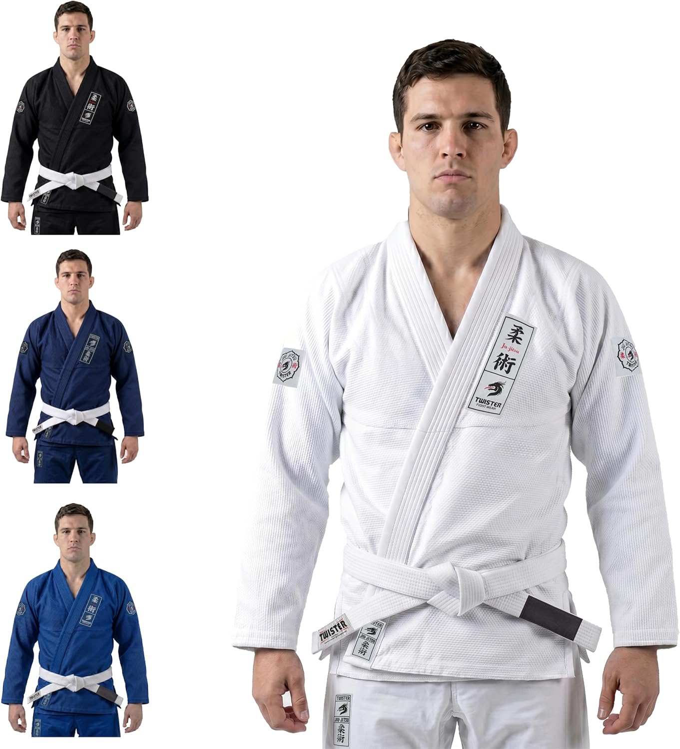 Twister Challenge 2.0 BJJ Gi Brazilian Jiu Jitsu Gi Preshrunk Pearl Weave With Free White Belts