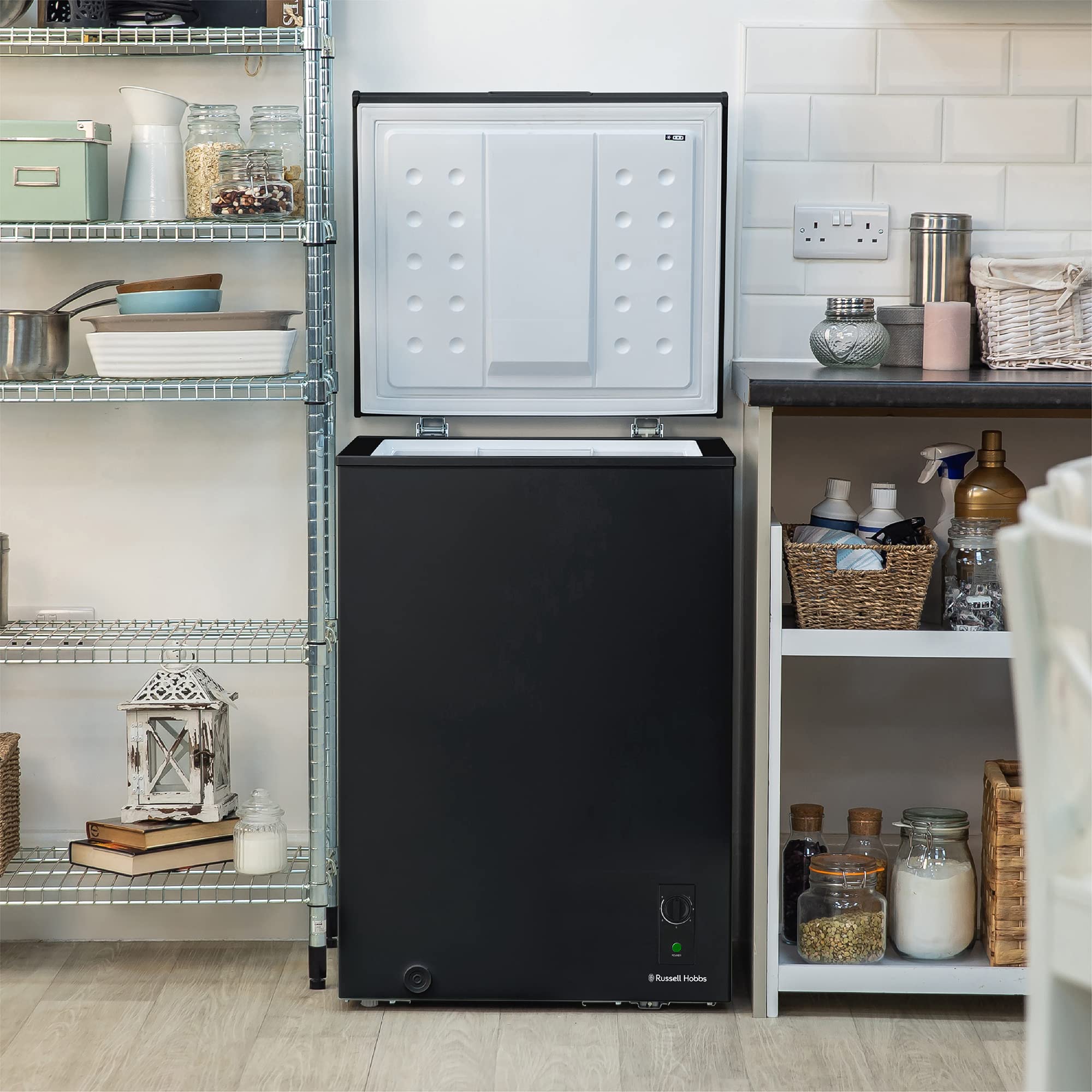 Russell Hobbs RH99CF1001B 99L Freestanding Chest Freezer, Black 5