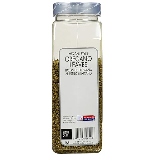 Miniatura 2 de McCormick Culinary Hojas de orégano de estilo mexicano, 5 onzas, un recipiente de 5 onzas de hojas secas de orégano mexicano, lo mejor en platos de