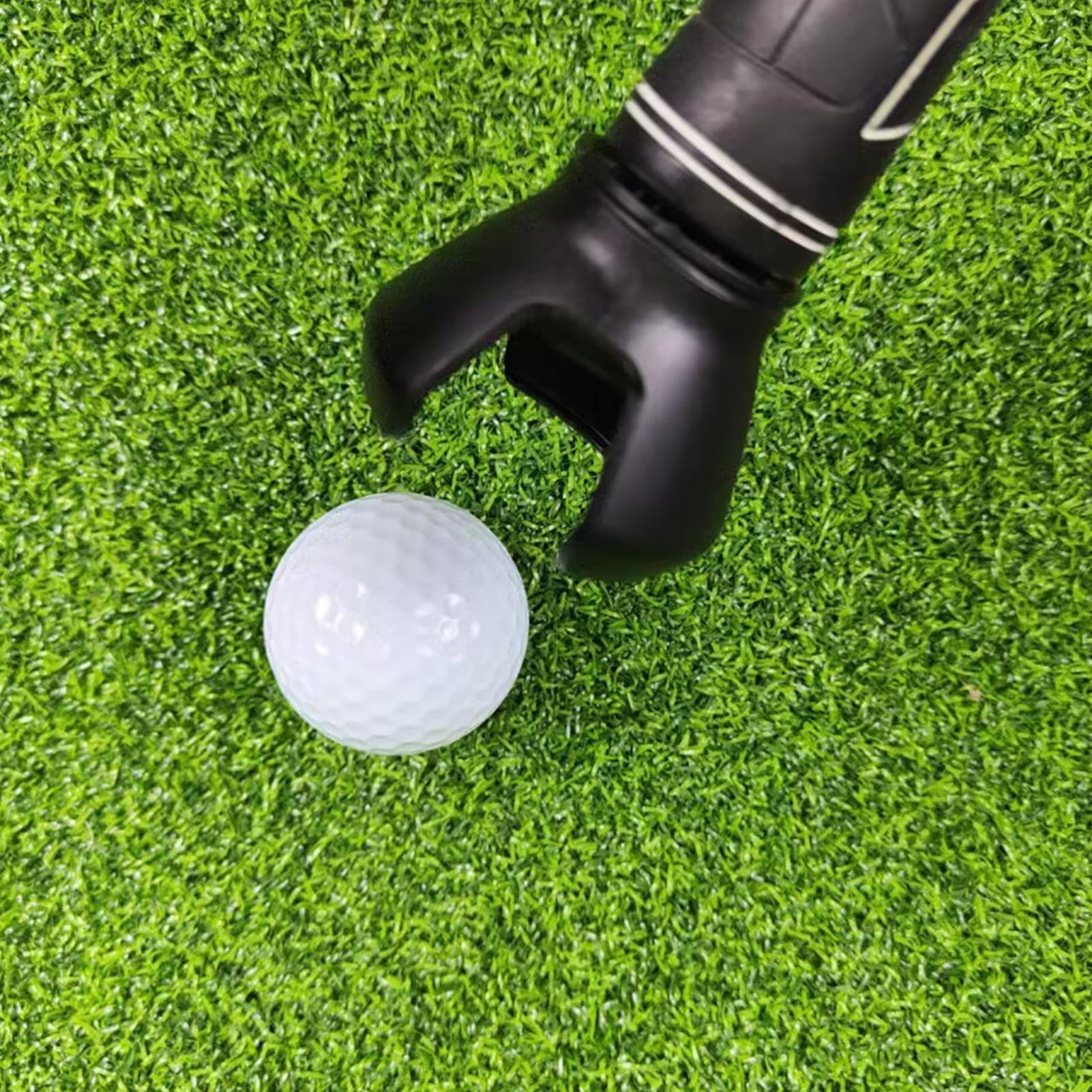 Recuperador de pelotas de golf montado en putter, agarrador de recogida, accesorio de garra
