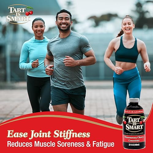 Miniatura 5 de Tart is Smart, Montmorency - Concentrado de jugo de cereza agria, 32 onzas (paquete de 3)