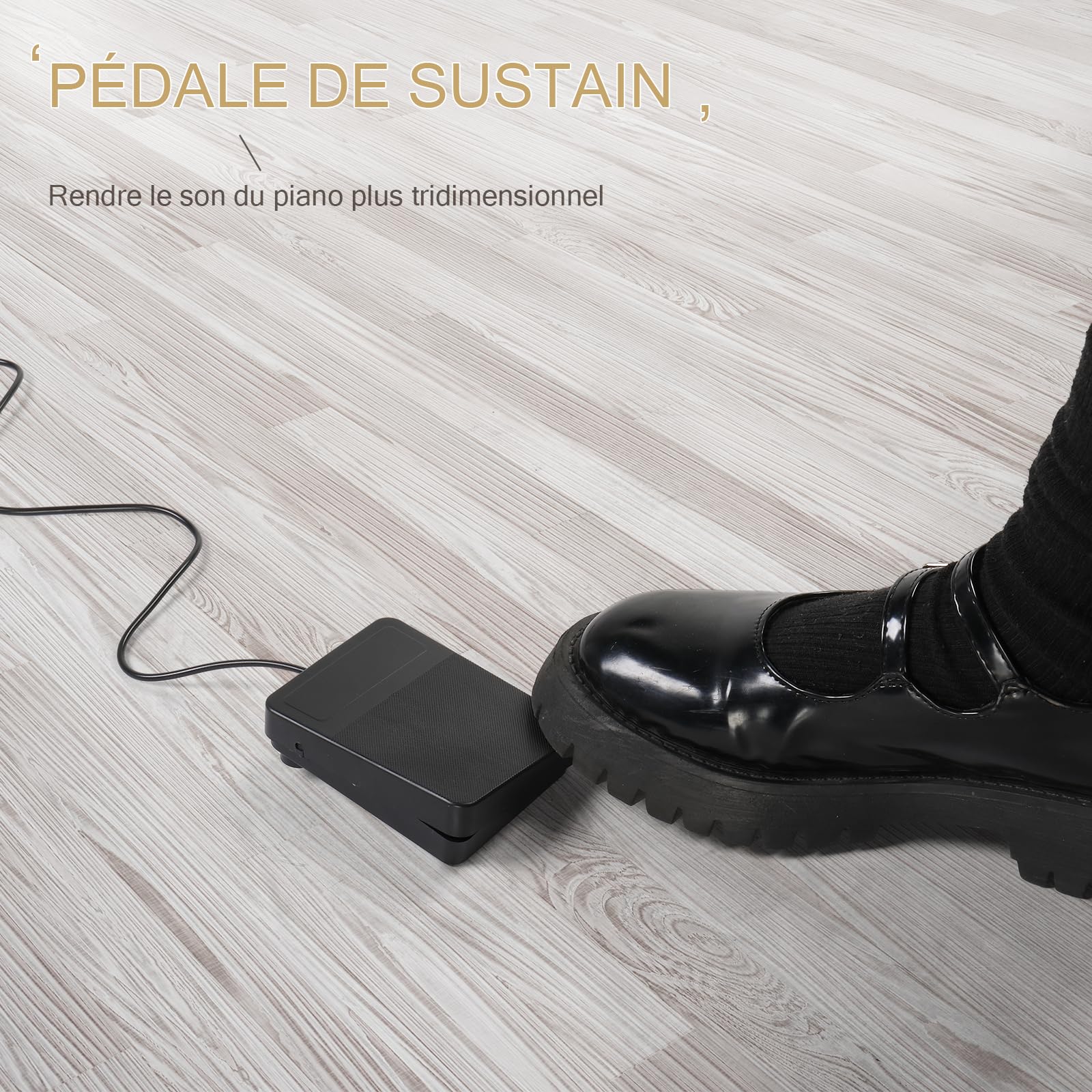 Bonnlo GPP-105 Clavier Numérique 88 Touches Semi-Lestées de Taille Standard, pour Les Amateurs de Piano, Piano Numérique avec MIDI Bluetooth, Casque, Noir