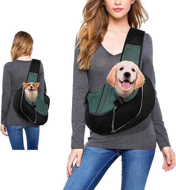 Transportín para perros, portaperros para mascotas, portabebés para cachorros, perros y gatos ajustables