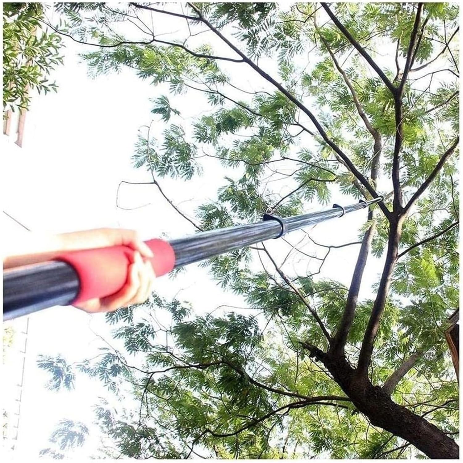 Telescopic Pruning Saw,Professional Extendable Telescoping Landscaping Pole Pruning Saw Used for Trimming Branches and Leaves High-Altitude Fruit Tree Saw Tree Pruner Pole(5.4M)