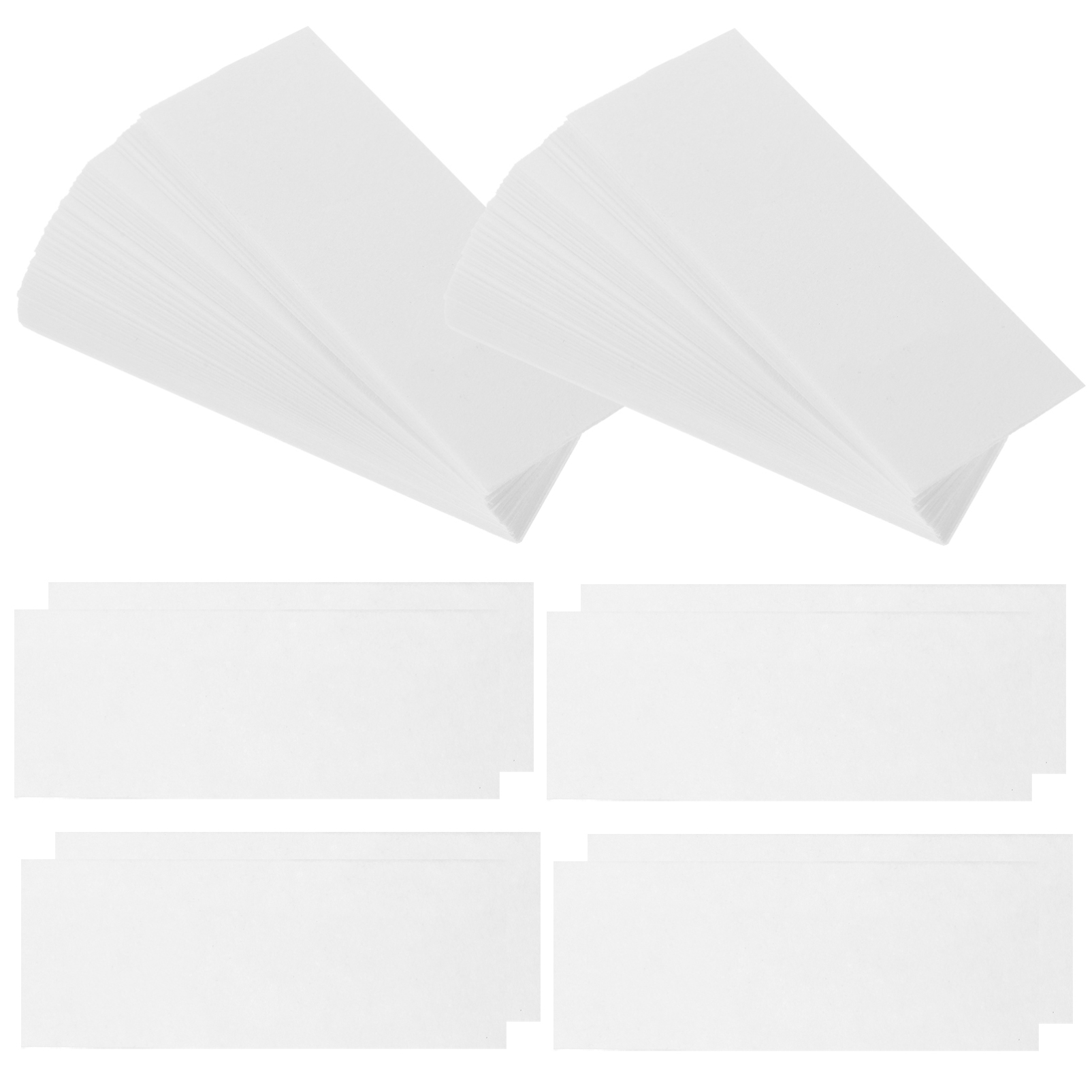 VILLCASE 1000pcs Blotting Paper Strips For Lab Chromatography Dust Removal Cleaning Absorbent Reusable