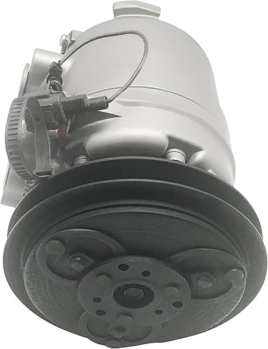 Miniatura 2 de RYC Compresor de aire acondicionado automotriz FG455 (se adapta a Nissan Frontier 2.4L 1998, 1999, 2000, 2001, 2002, 2003, 2004; compatible con