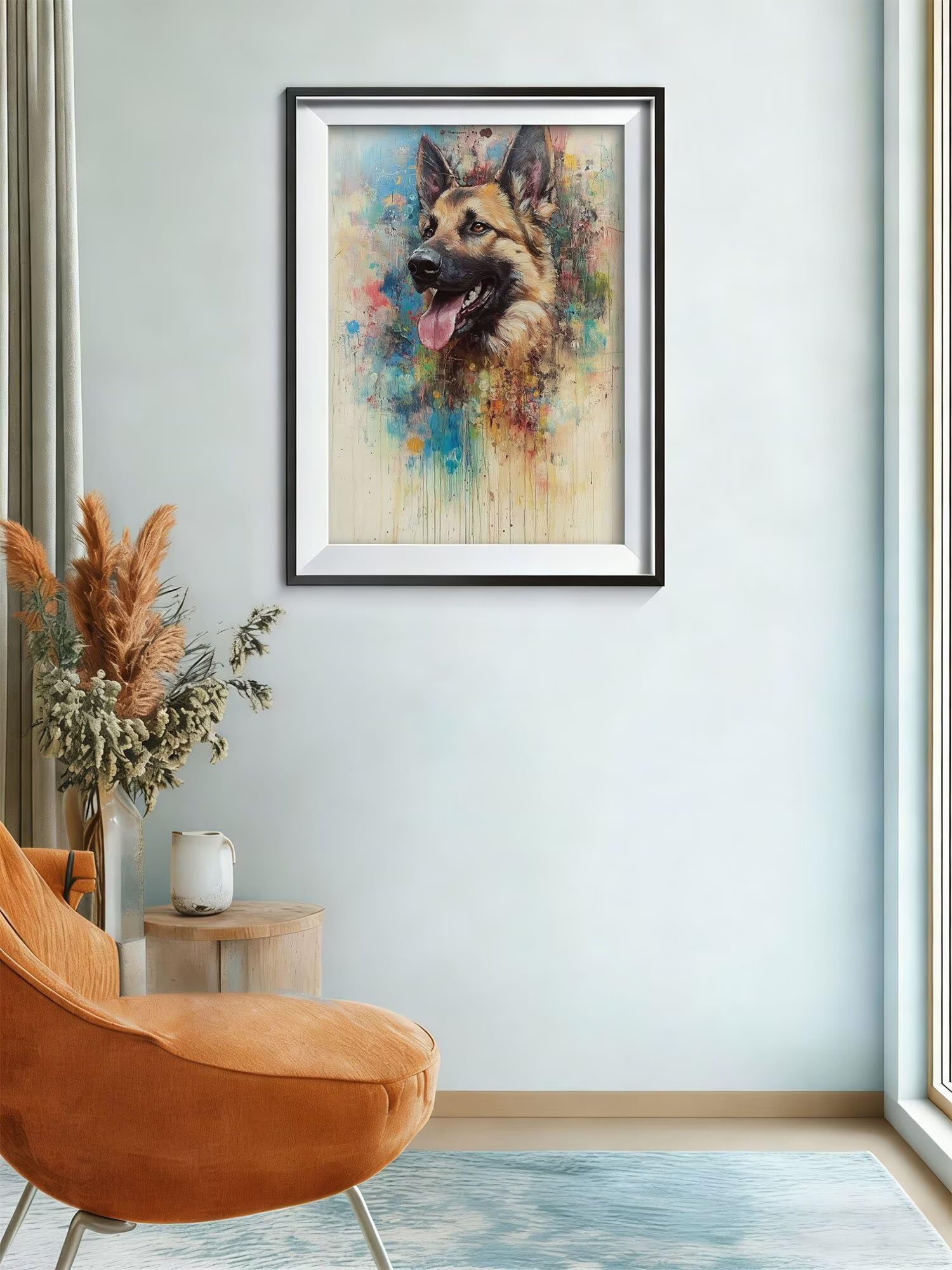 Obraz diamentowy Color Border Collie Diamond Art Arts and Crafts dla dorosłych zestaw do haftowania, zestawy do samodzielnego wykonania klejnotów dla początkujących, pełne wiercenie, kryształy, farba