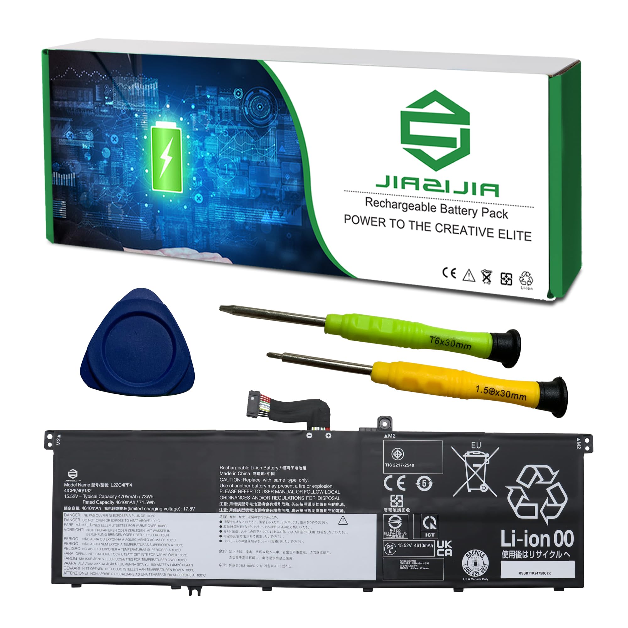 Amazon.com: JIAZIJIA L22C4PF4 Laptop Battery Replacement for