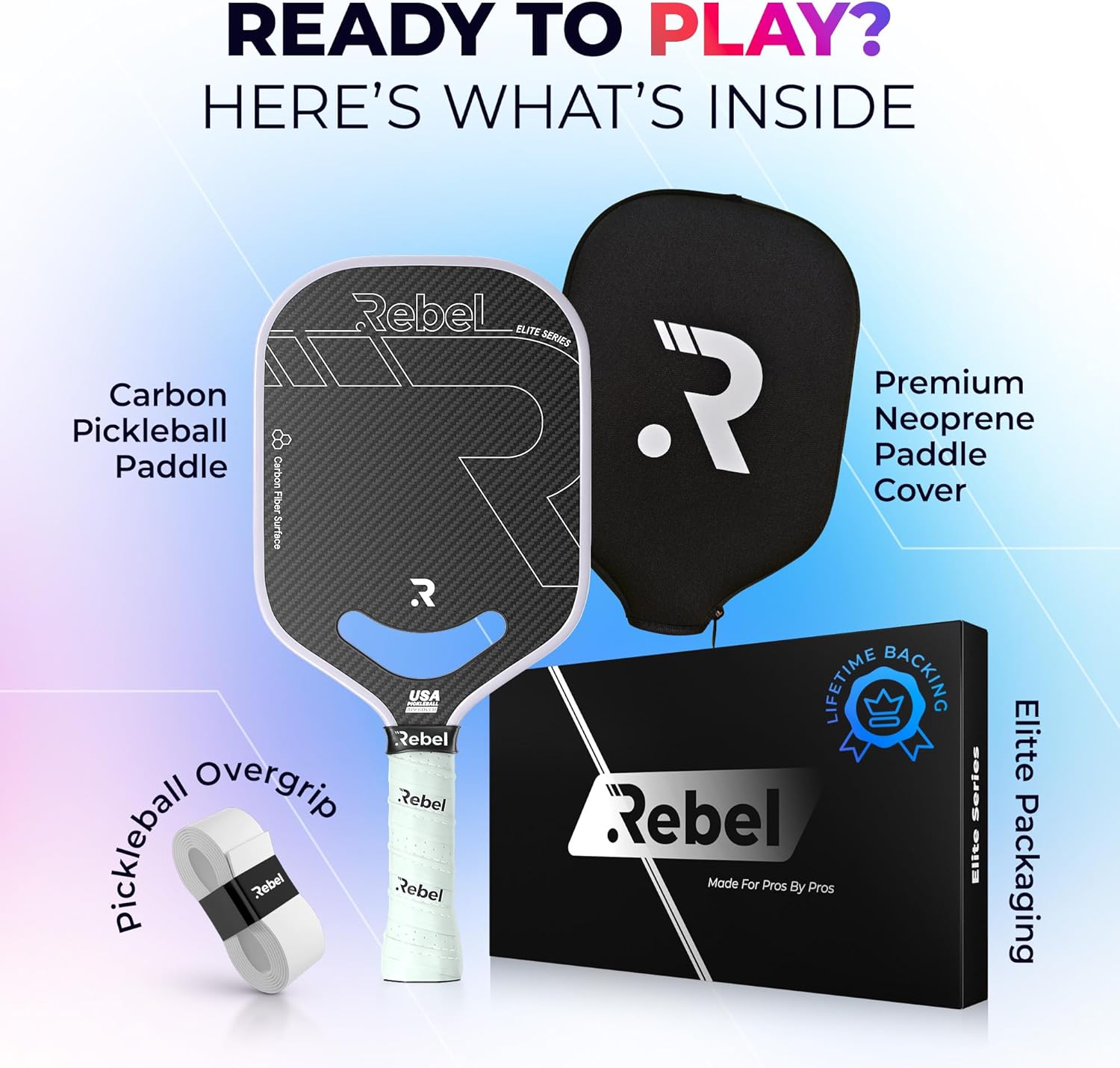 Pickleball Paddle Carbon Fiber | Professional Carbon Fiber Pickleball Paddle | 16mm Polymer Core | Designed for Maximum Control and Power | USAPA Approved | Designed in San Diego - Image 6