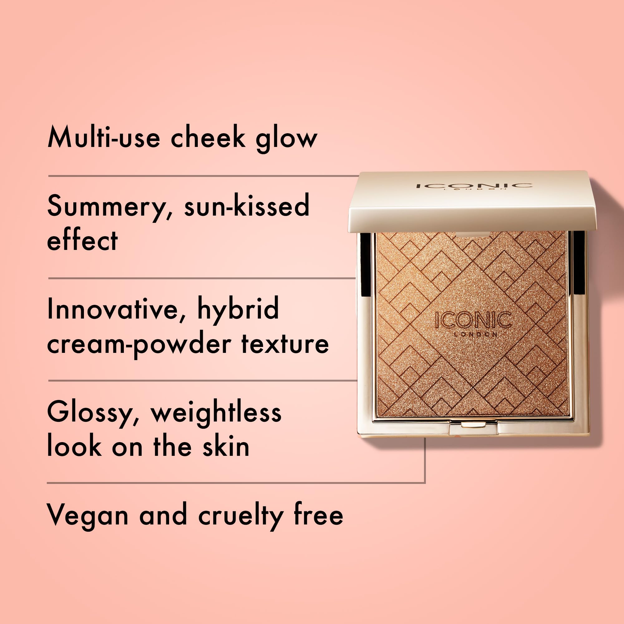 Kissed By The Sun - Oh Honey Bronzer by Iconic London dla kobiet - Makijaż 0,17 oz
