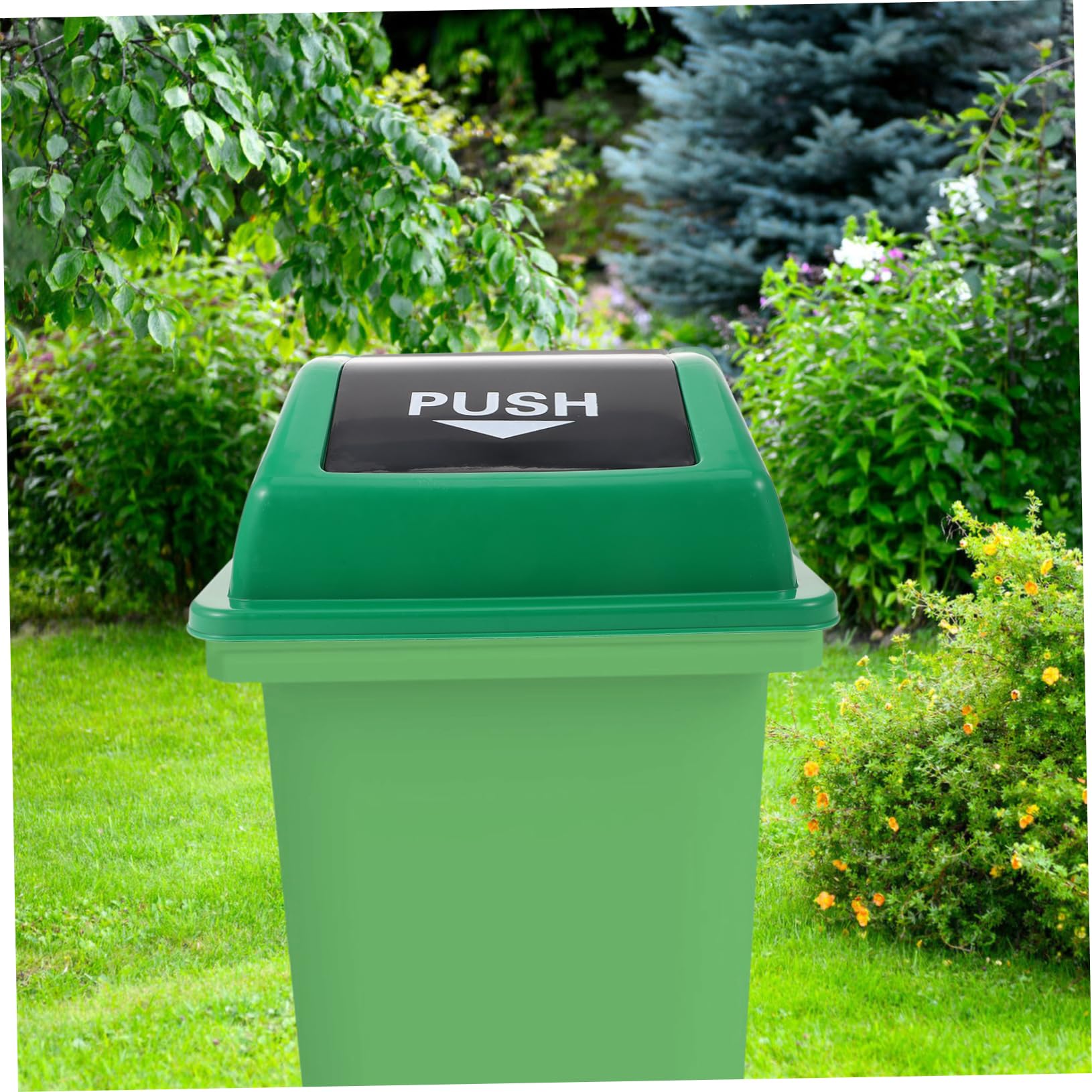 FUNOMOCYA Trash Bin Lid Cover Kitchen Accessory for Trash Can Easy to Install Waste Bin Cover with Tight Seal for Odor Prevention and Liquid Leakage Protection