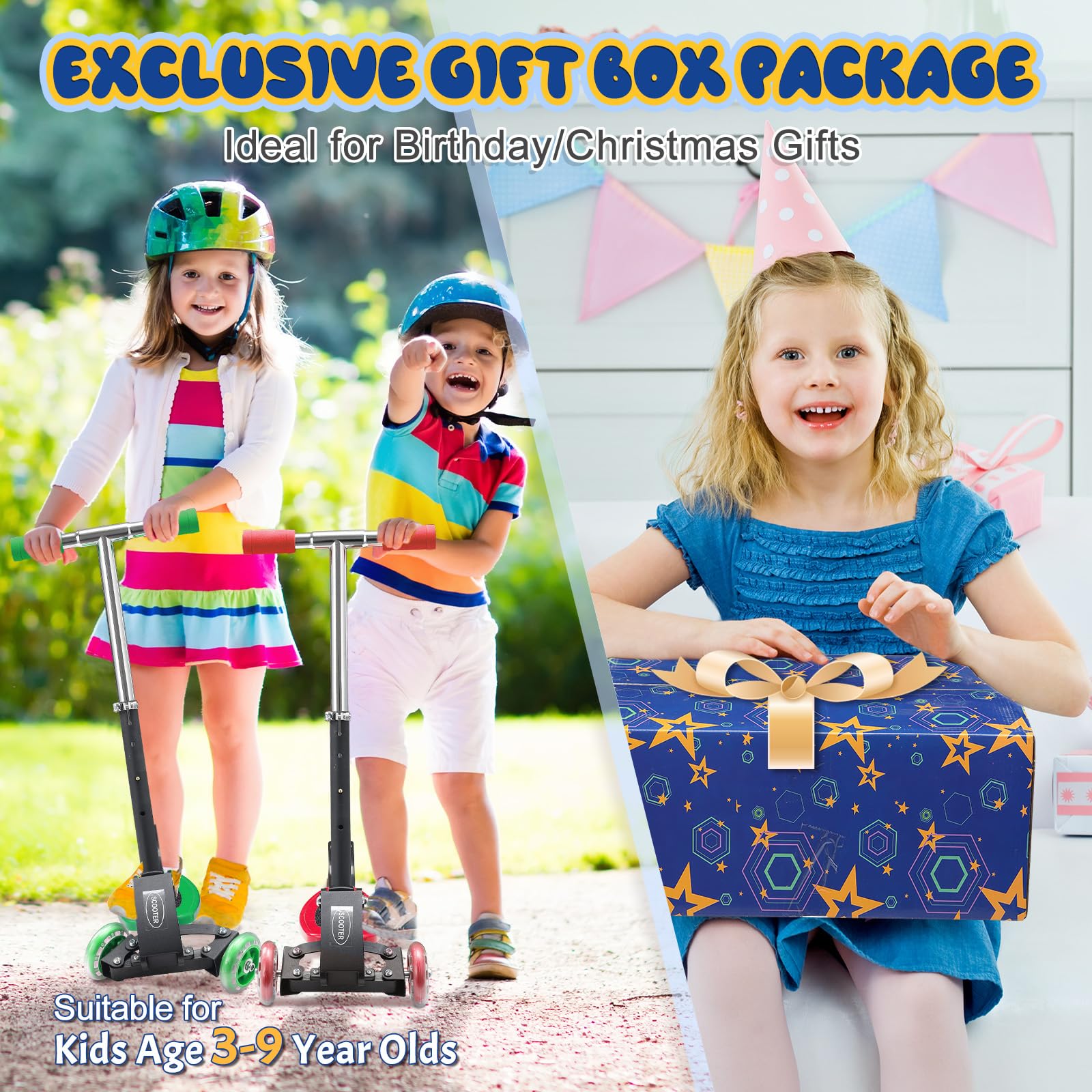 RESTSUKO R2 Kick Scooter for Teens & Adults - Foldable Commuter Scooter with Hand Brake & Adjustable Height, Perfect for School, Campus, Park Rides