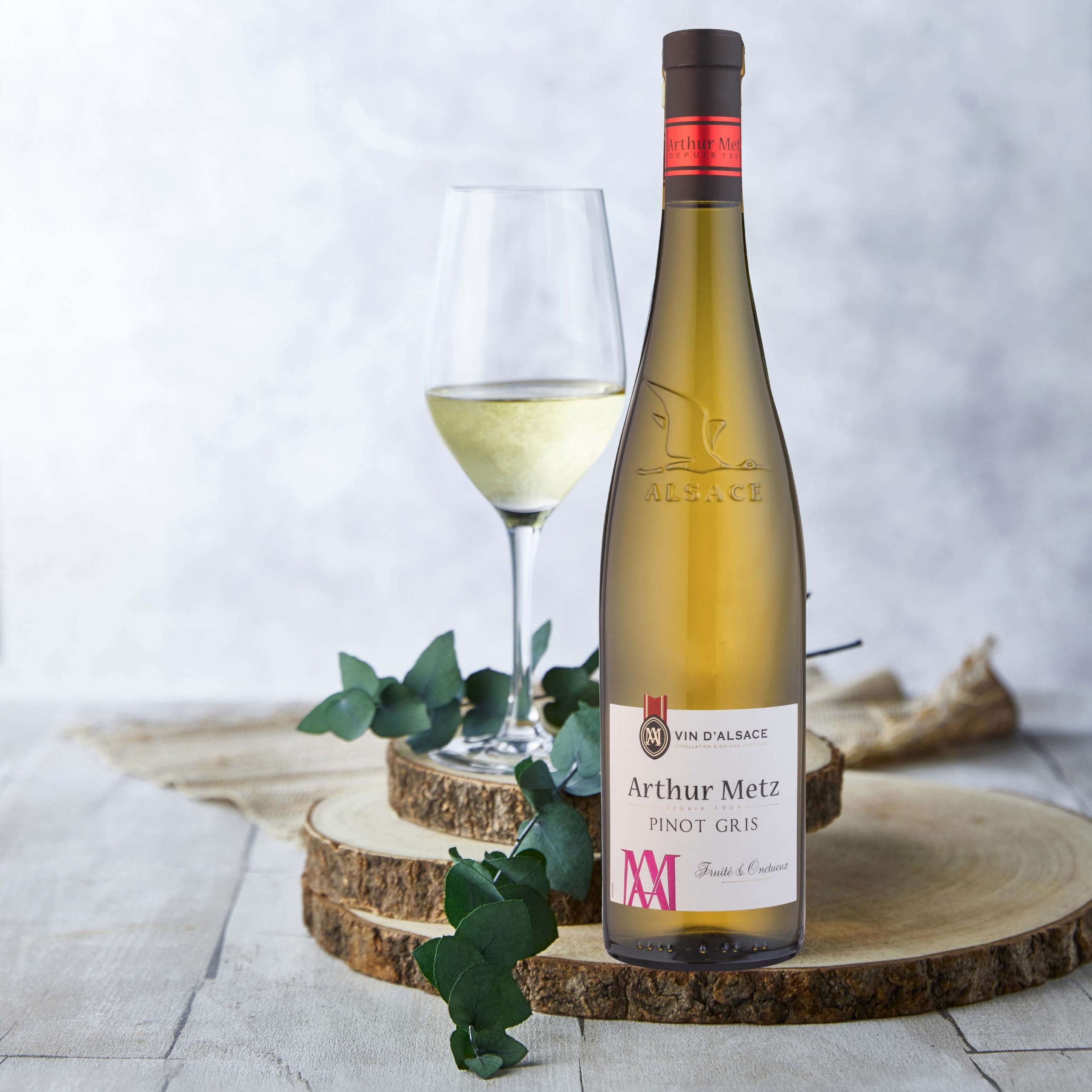 Arthur Metz - Pinot Gris, Vin Blanc d'Alsace, Demi-Sec (6 x 0,75 L)