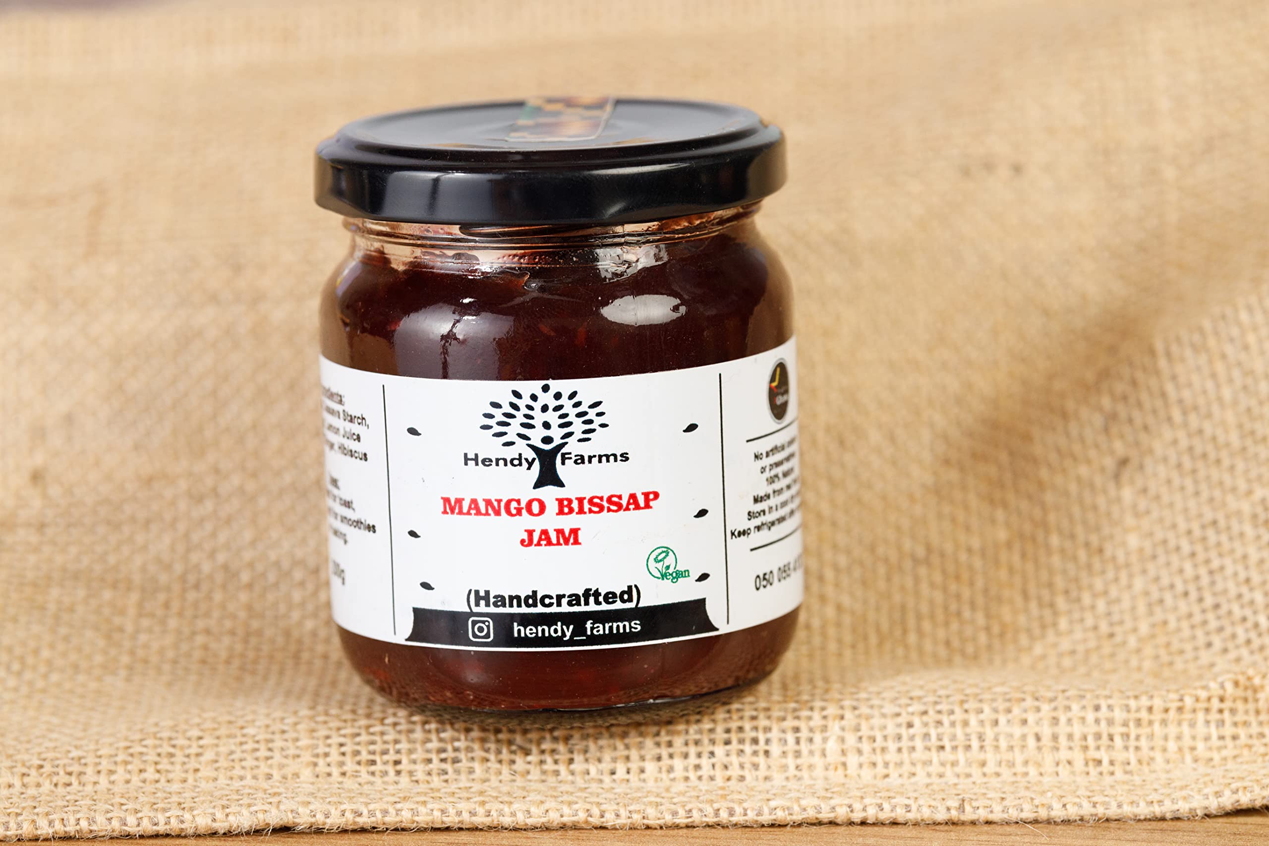 Hendy Farms - Mango Bissap/Hibiscus Jam (200 g)