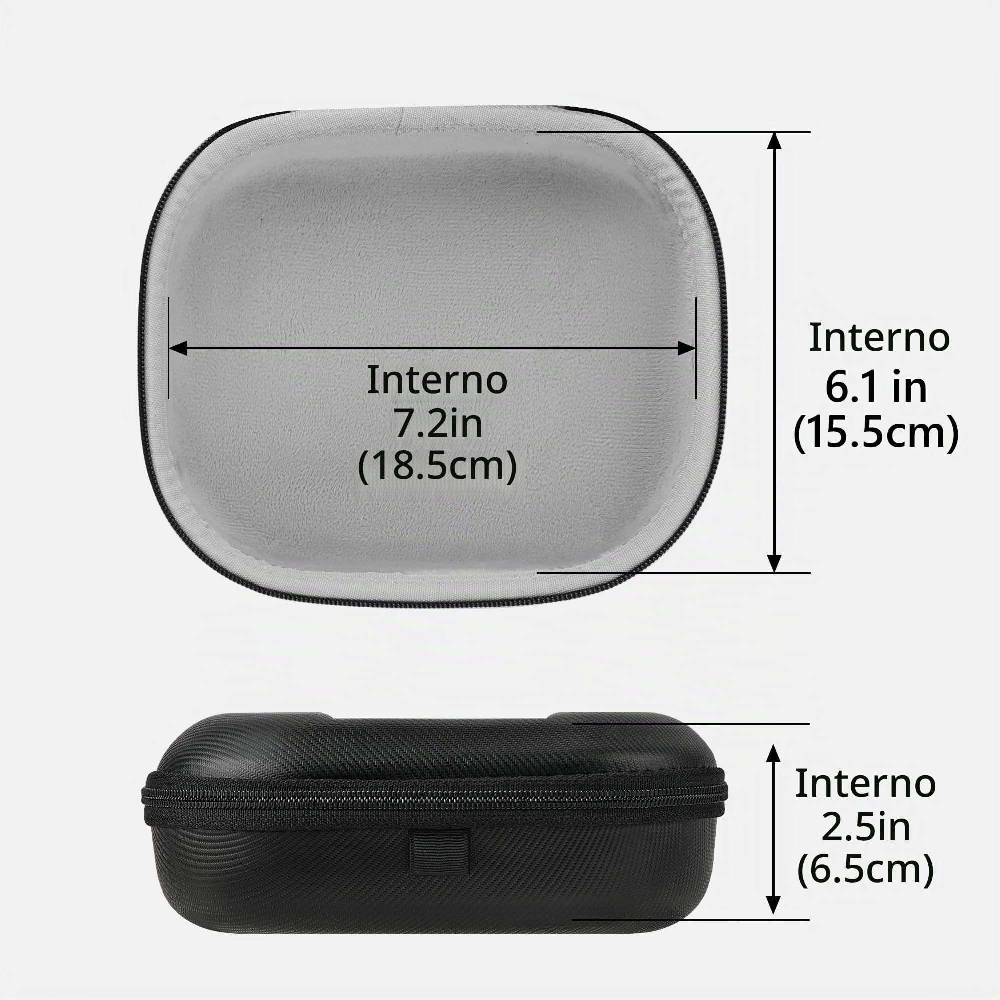 Custodia per cuffie Geekria Shield compatibile con JBL Tune 770NC, Tour ONE M3, E65 BTNC e altro, custodia da viaggio rigida di ricambio con spazio per cavi (Nero)