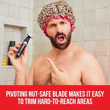 HAPPY NUTS Balber Plus Replacement Blade Bundle - Bundle & Save - Electric Body Hair Trimmer for Men - Mens Body Groomer Kit for Privates