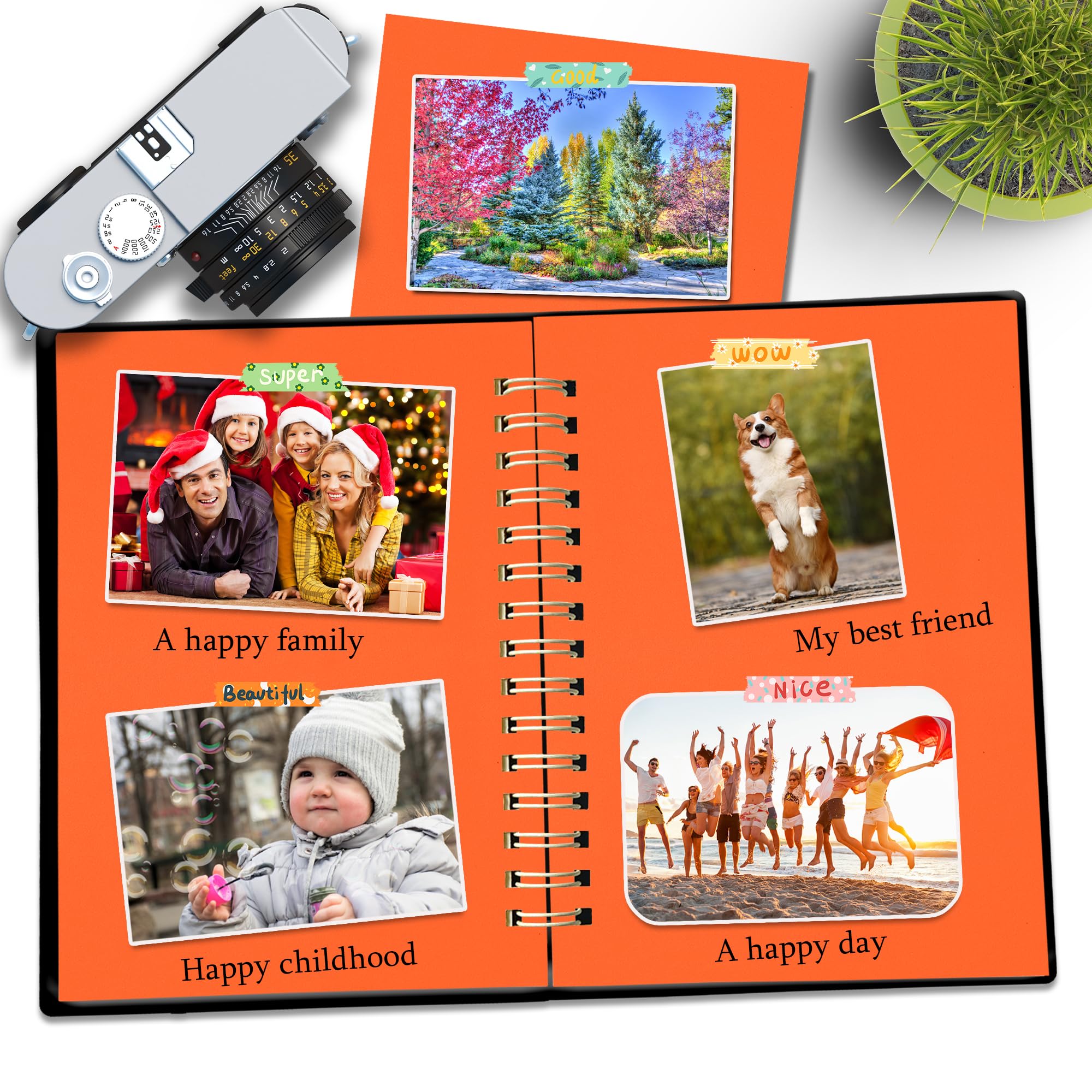25 hojas de papel de cartulina naranja de 8.5 x 11 pulgadas, papel grueso de 250 g/m² para álbumes de recortes, invitaciones, impresión y tarjetas de bricolaje