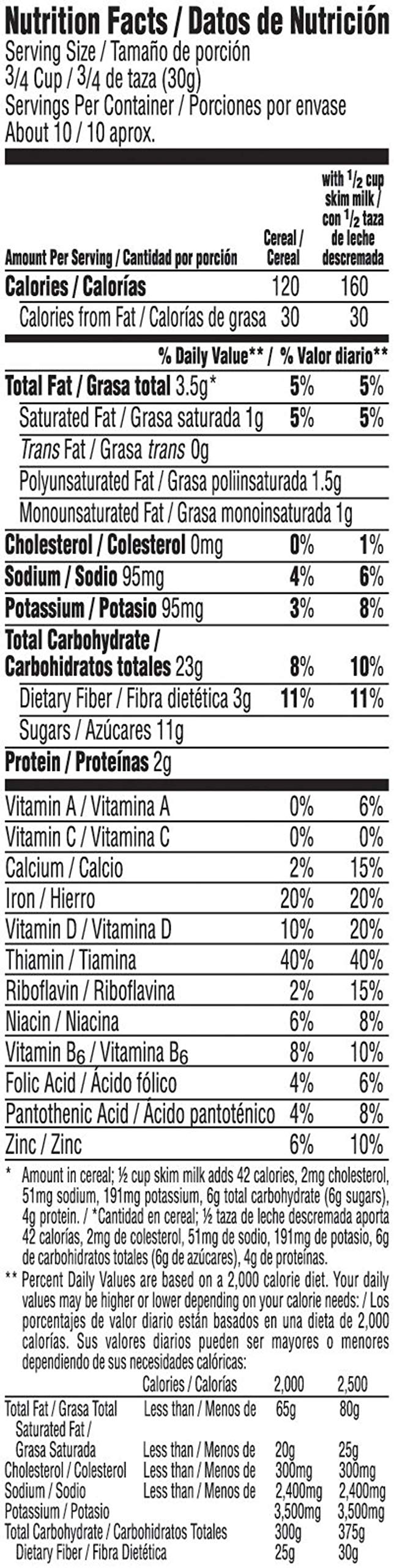 Kellogg’s Krave Breakfast Cereal, Double Chocolate, Good Source of