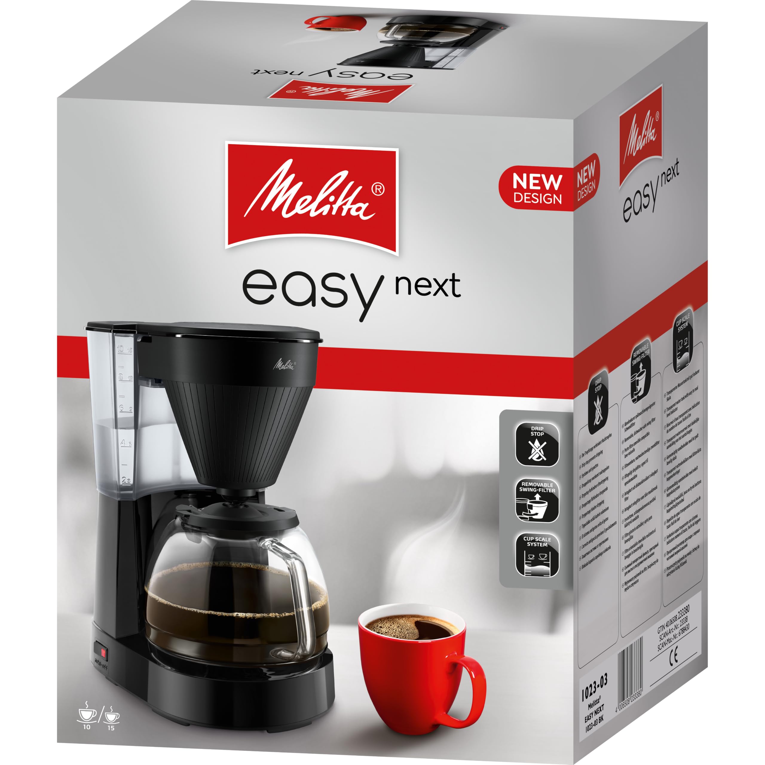 Melitta Easy Next – przelewowy ekspres do kawy