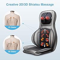 Vista 3 de COMFIER Masajeador de cuello y espalda Shiatsu y masajeador de cuero cabelludo