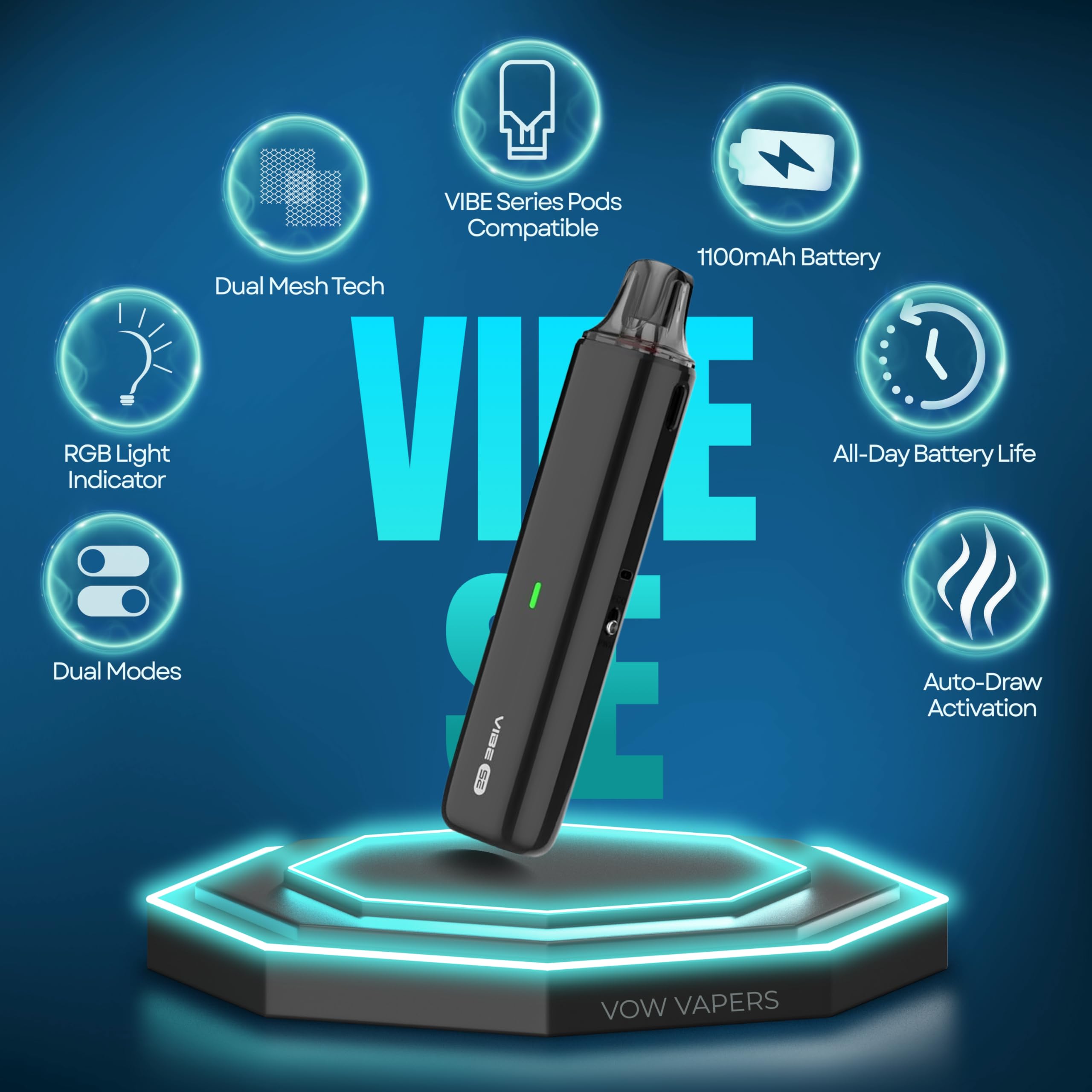 vaporesso vibe se liquid Vaporesso Vibe SE Podmod - A light and easy-to-use electronic cigarette main image 0