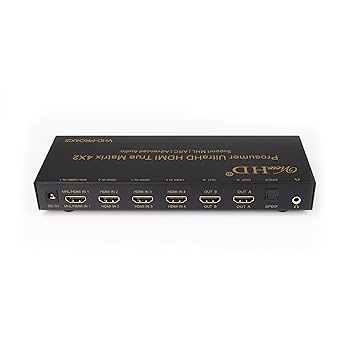 【新品未使用品】HDR HDMI True Matrix 4x2 Amazon | HDMIマトリックス 4 in 2 out 8K、8K 4x2 HDMI 2.1