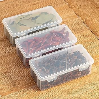 Amazon｜GALPADA 冷蔵庫用食品保存容器 850ml 密閉パンケース 調味料