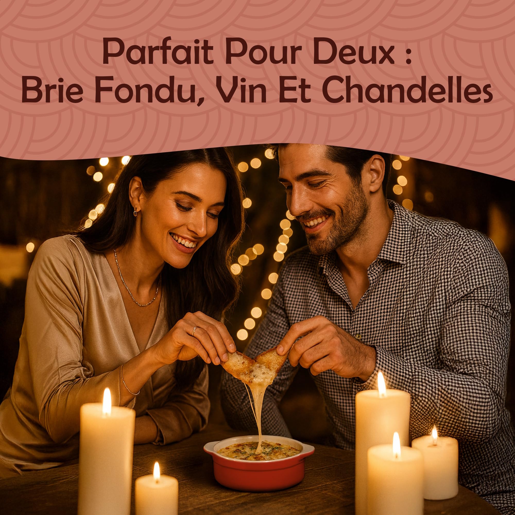 Muldale Plat de cuisson à camembert – Rouge – Plat de cuisson à brie sans plomb avec couvercle – 14 cm – Avec épandeur et boîte