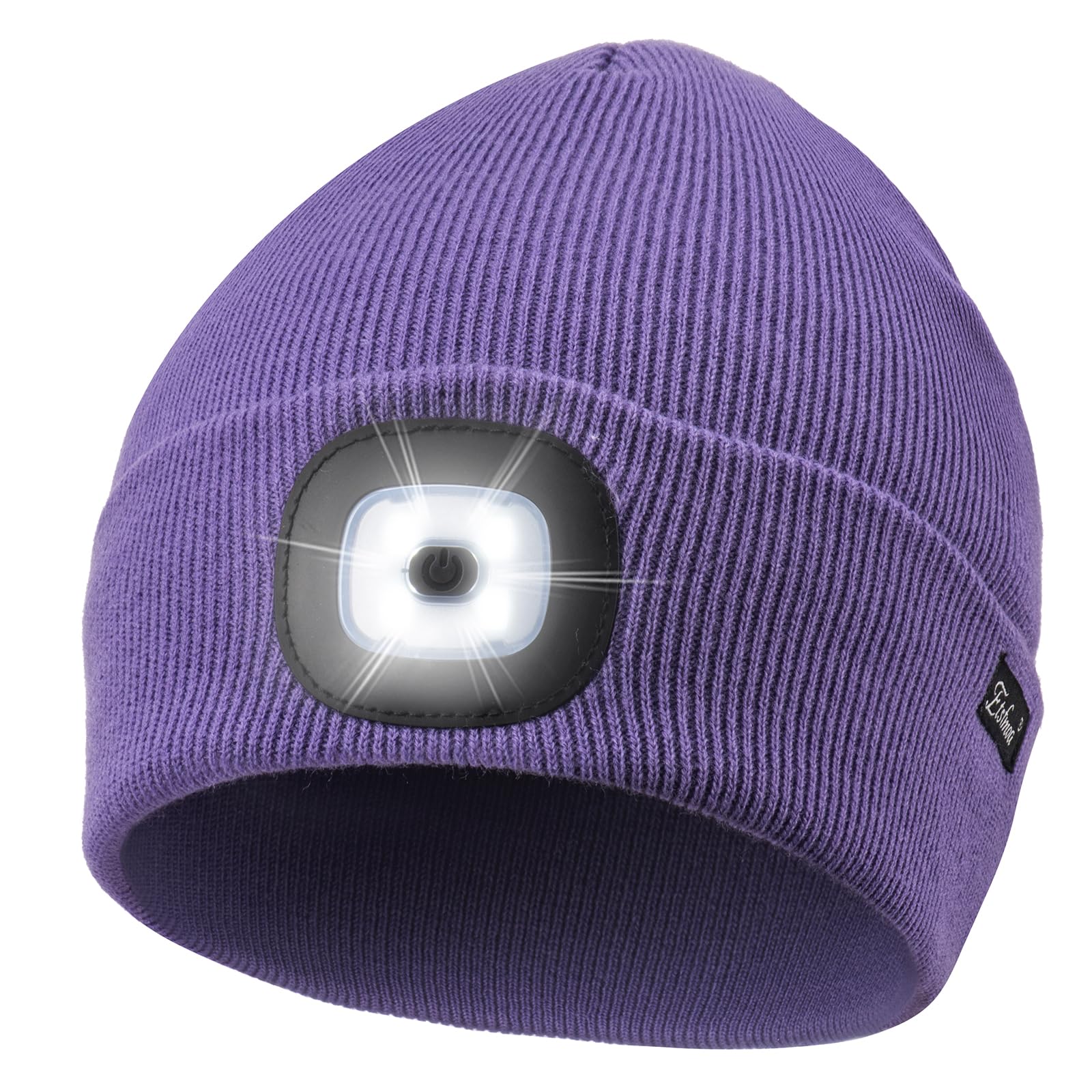 Etsfmoa Unisex Beanie with The Light, Gifts for Men Dad Father Winter Caps