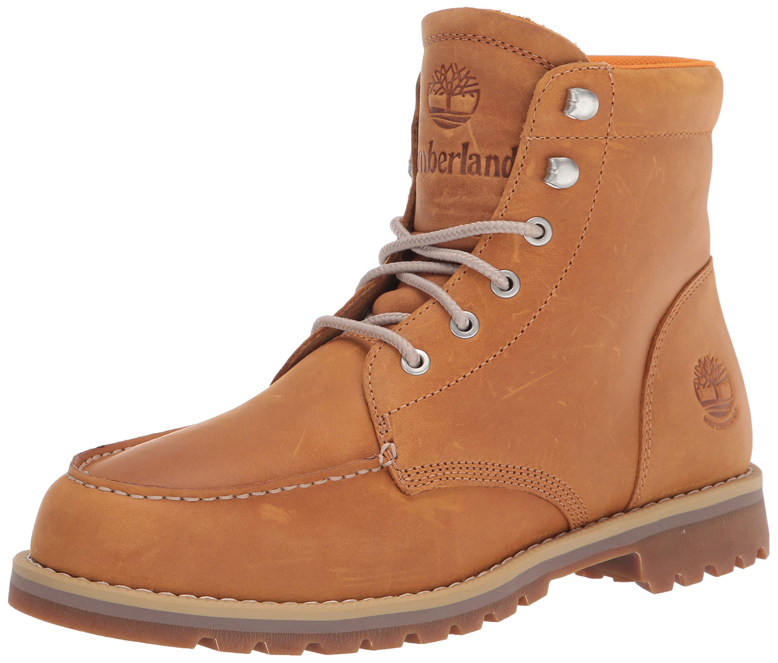 Timberland Men's Redwood Falls Moc Toe Boot, Wheat Full