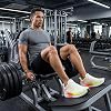 Zapatos de hombre para caminar sin cordones, puntera ancha, zapatillas para correr, transpirables, sin manos, tenis antideslizantes para gimnasio, entrenamiento y trabajo 3