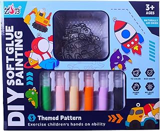 DIY Soft Glue Painting For 3 Years And Above - Multicolor AF3