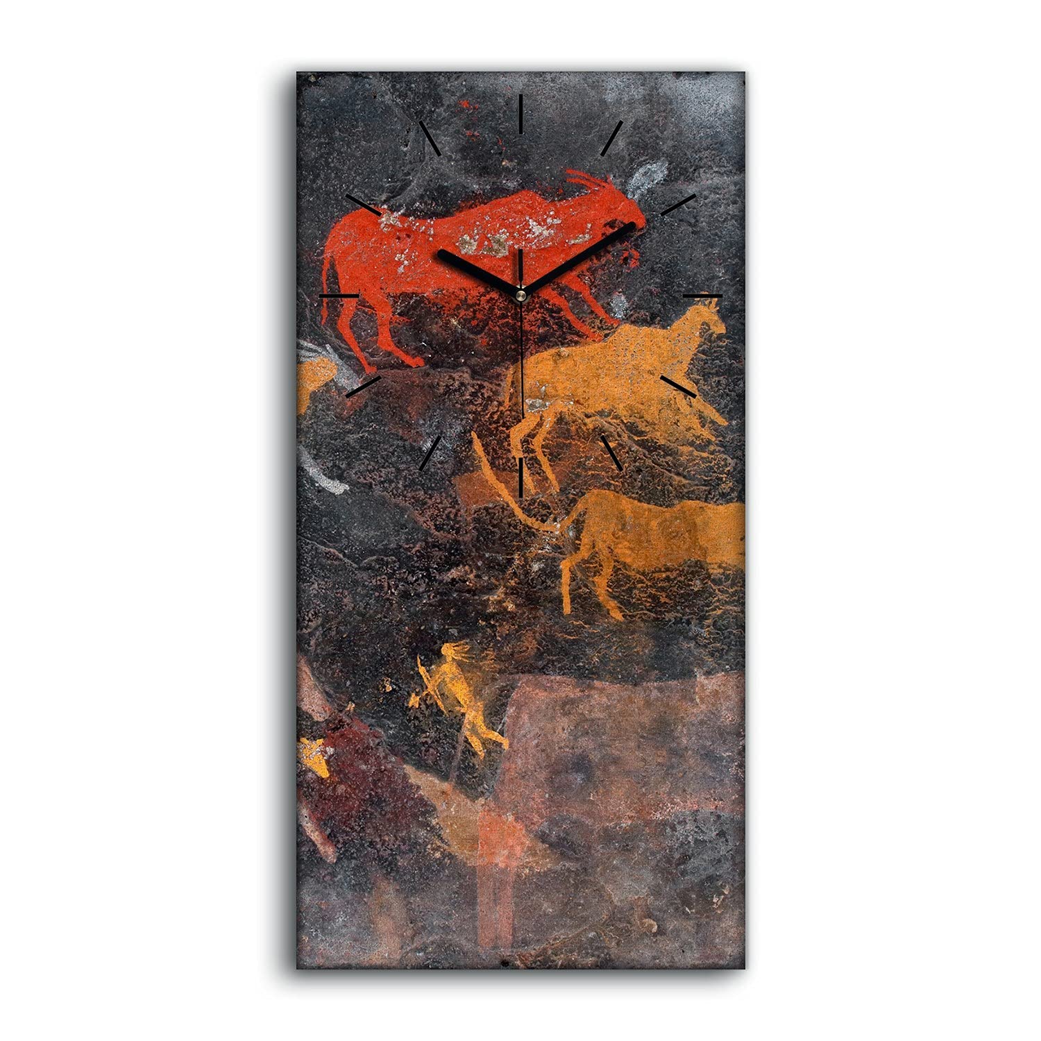 Horloge sur Toile Antilope Décoration Murale sans Bruit