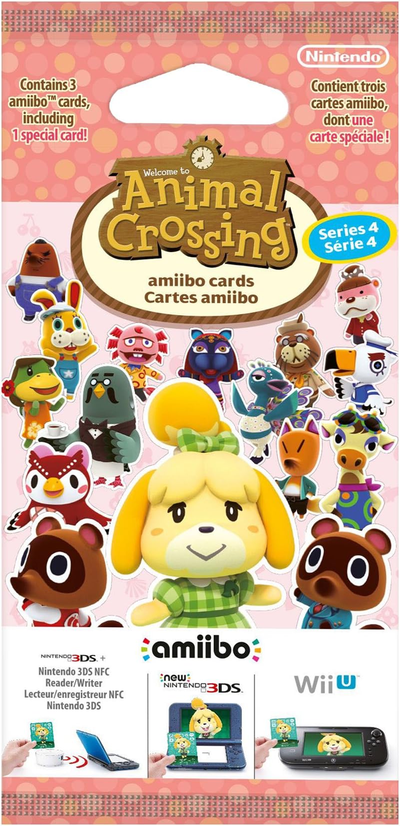Nintendo Animal Crossing: Happy Home Designer Amiibo Cards Pack - Series 4 3DS Wii U