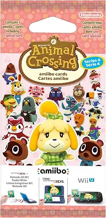 Nintendo Animal Crossing Happy Home Designer Amiibo Cards Pack - Series 4 3DS Wii U