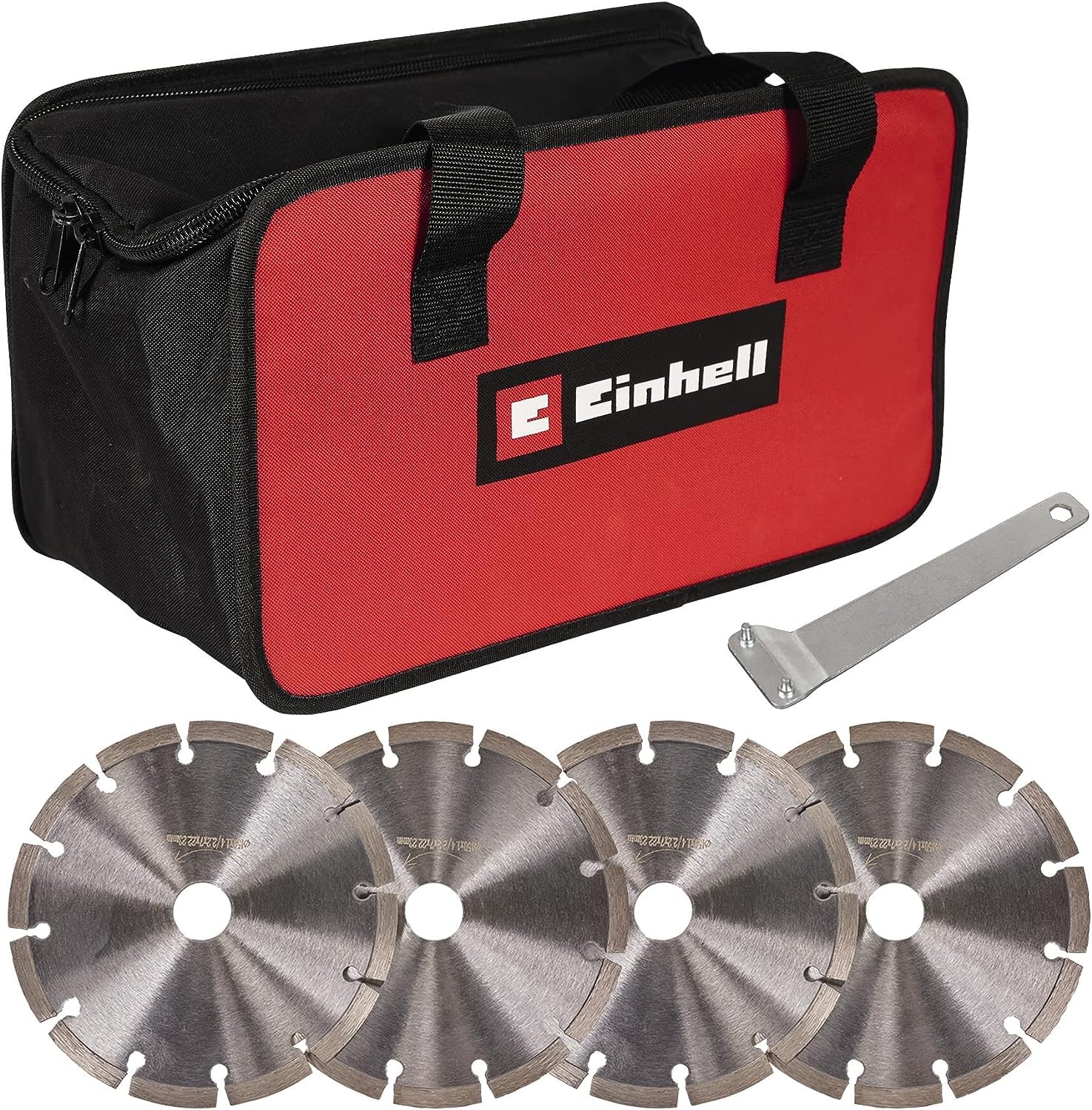 Einhell Rozadora TE-MA 1700 (1700 W, ajuste de anchura de corte hasta 38 mm, profundidad de corte hasta 40 mm, arranque suave, protección contra sobrecargas, incl. discos de corte de diamante)