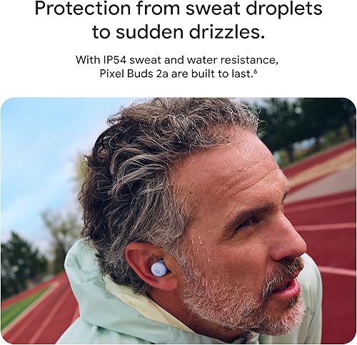 Miniatura 8 de Google Pixel Buds 2a - Auriculares inalámbricos Bluetooth con cancelación activa de ruido y modo de transparencia, ligeros, ajuste cómodo, batería