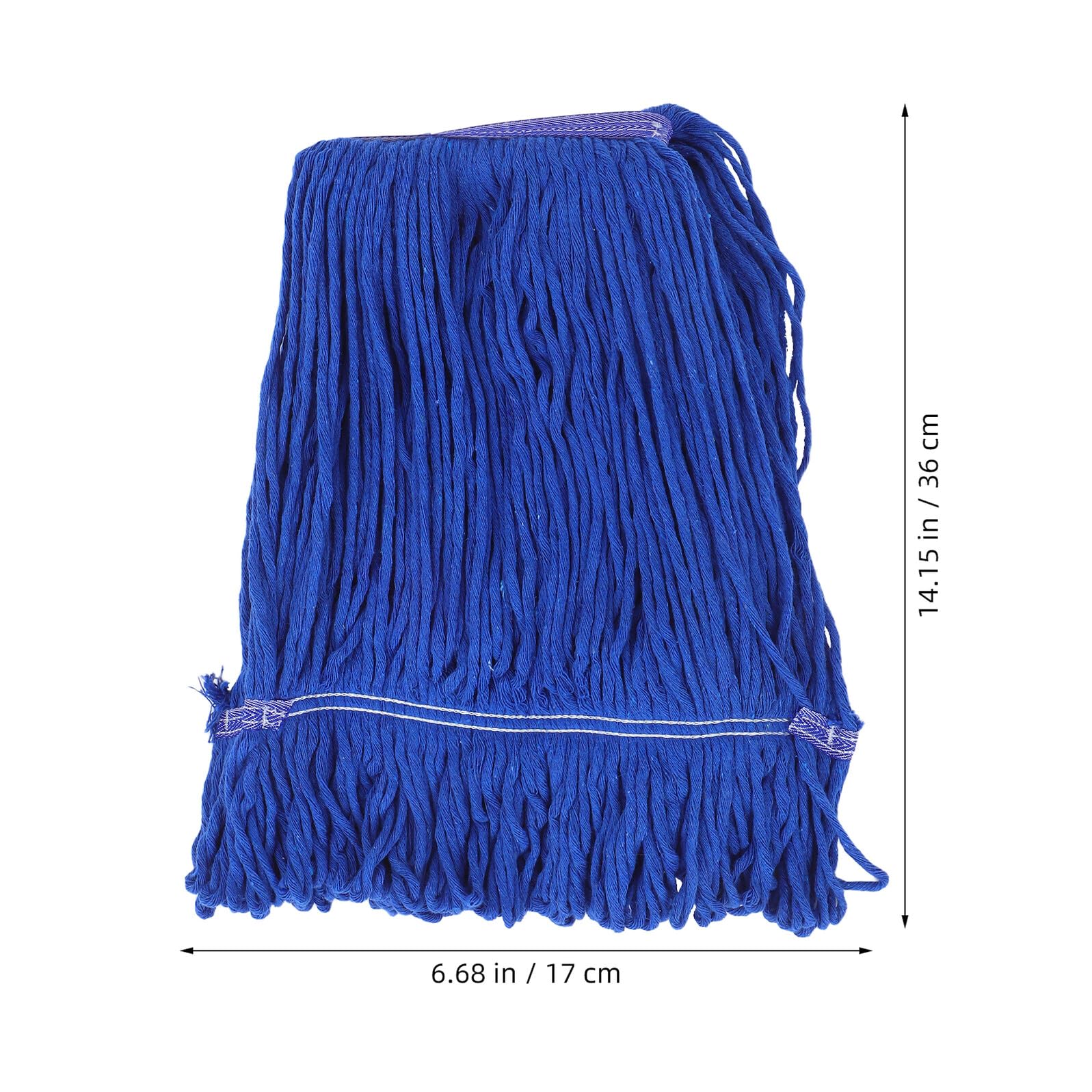 Cabezal de Trapeador de Algodón Reutilizable 3 Piezas Recambio Trapeador Duradero para Limpieza Húmeda en Entornos Comerciales y Domésticos Mopas Secas Reemplazo Eficaz