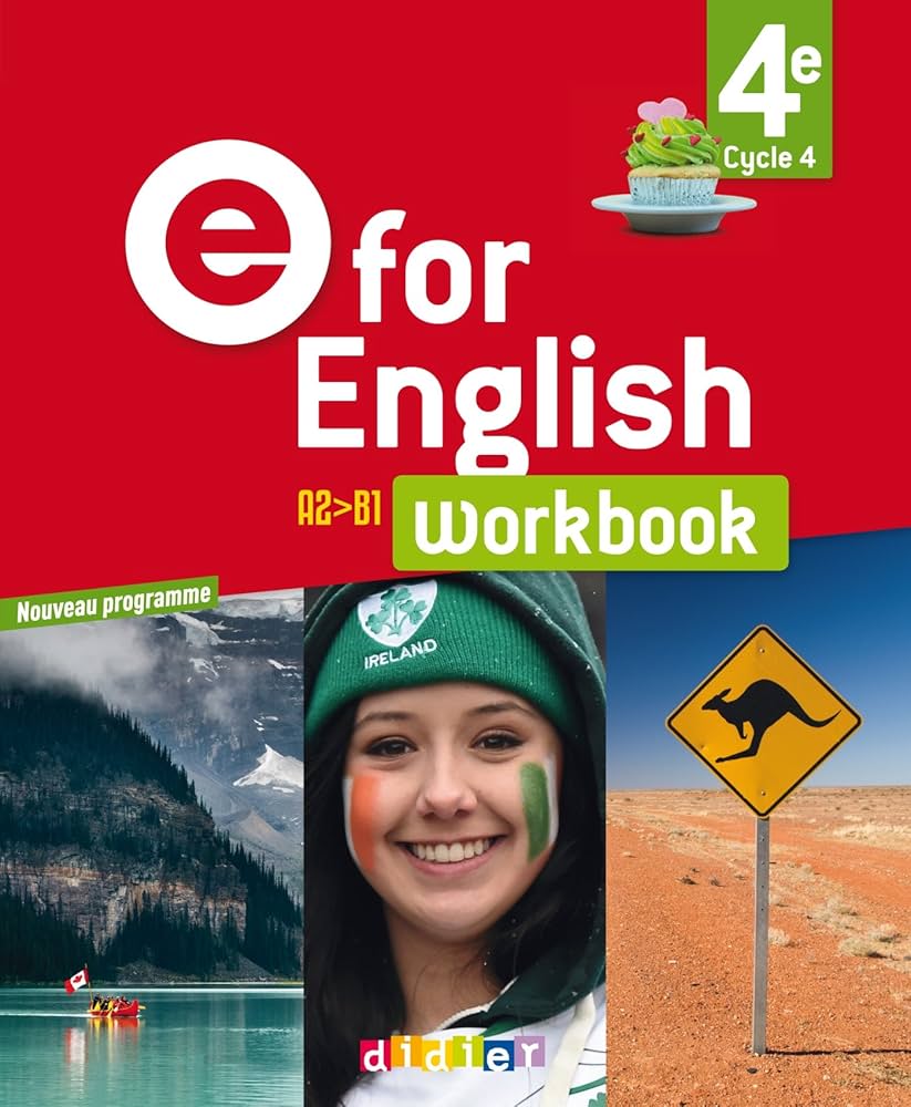 E for English 4e - Anglais Ed. 2017 - Workbook: Letellier