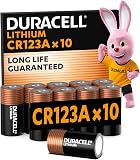 DURACELL CR123 Batterie al Litio ad Alta Potenza (Confez. da 10) 3V, CR123A - 1