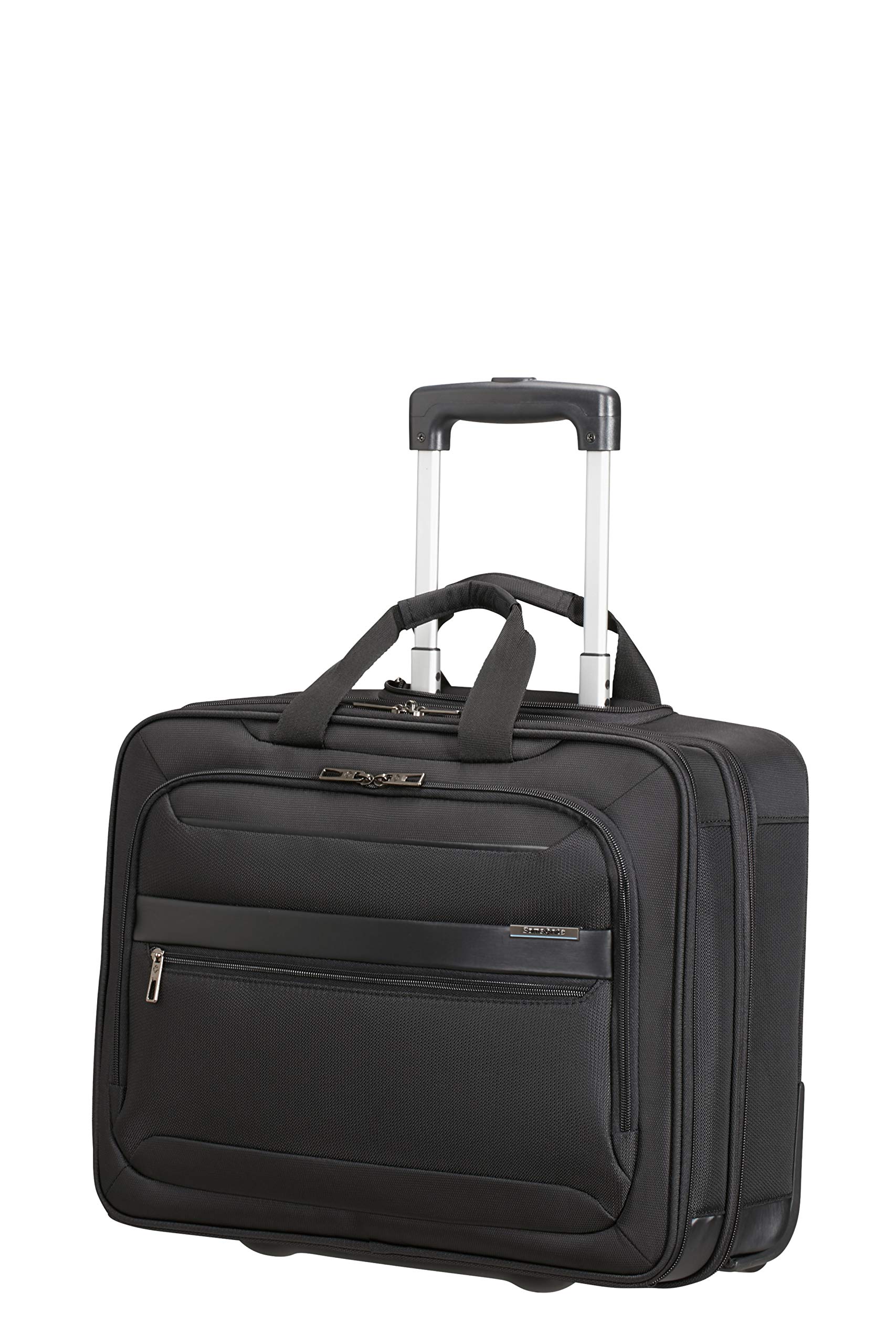 Samsonite Vectura Evo - Sacoche pour ordinateur portable à roulette 17.3 pouces, 46 cm, 27.5 L, Noir (Black)