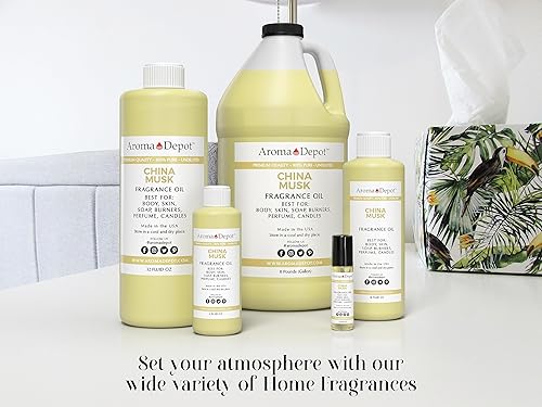 Miniatura 4 de Aroma Depot Perfumeaceite corporal unisex de almizcle de China de 4 onzas  4 onzas, nuestra interpretación, aceite de fragancia sin cortar de alta