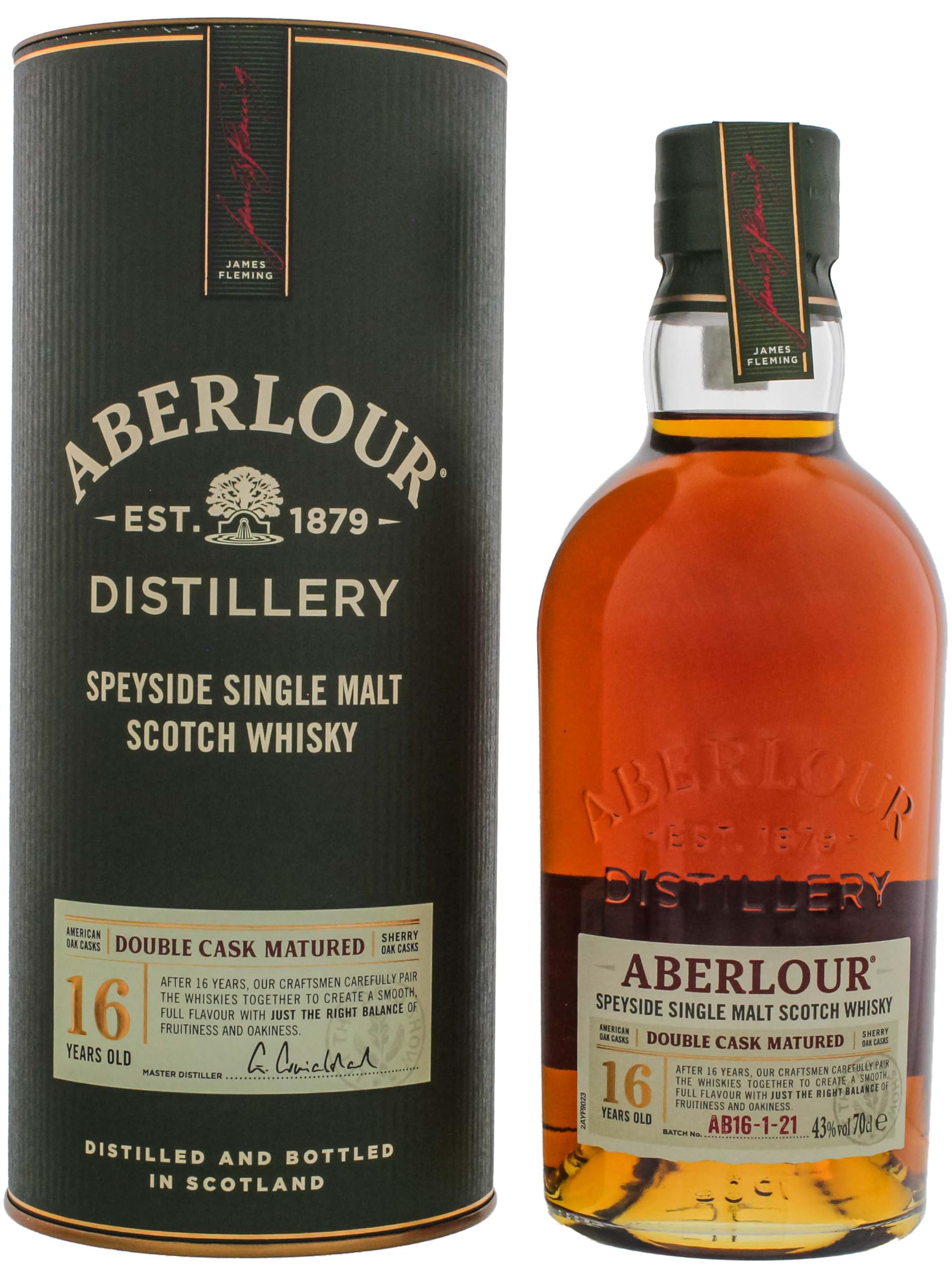 Aberlour 16 Years Old DOUBLE CASK MATURED 40% Vol. 0,7l in Giftbox