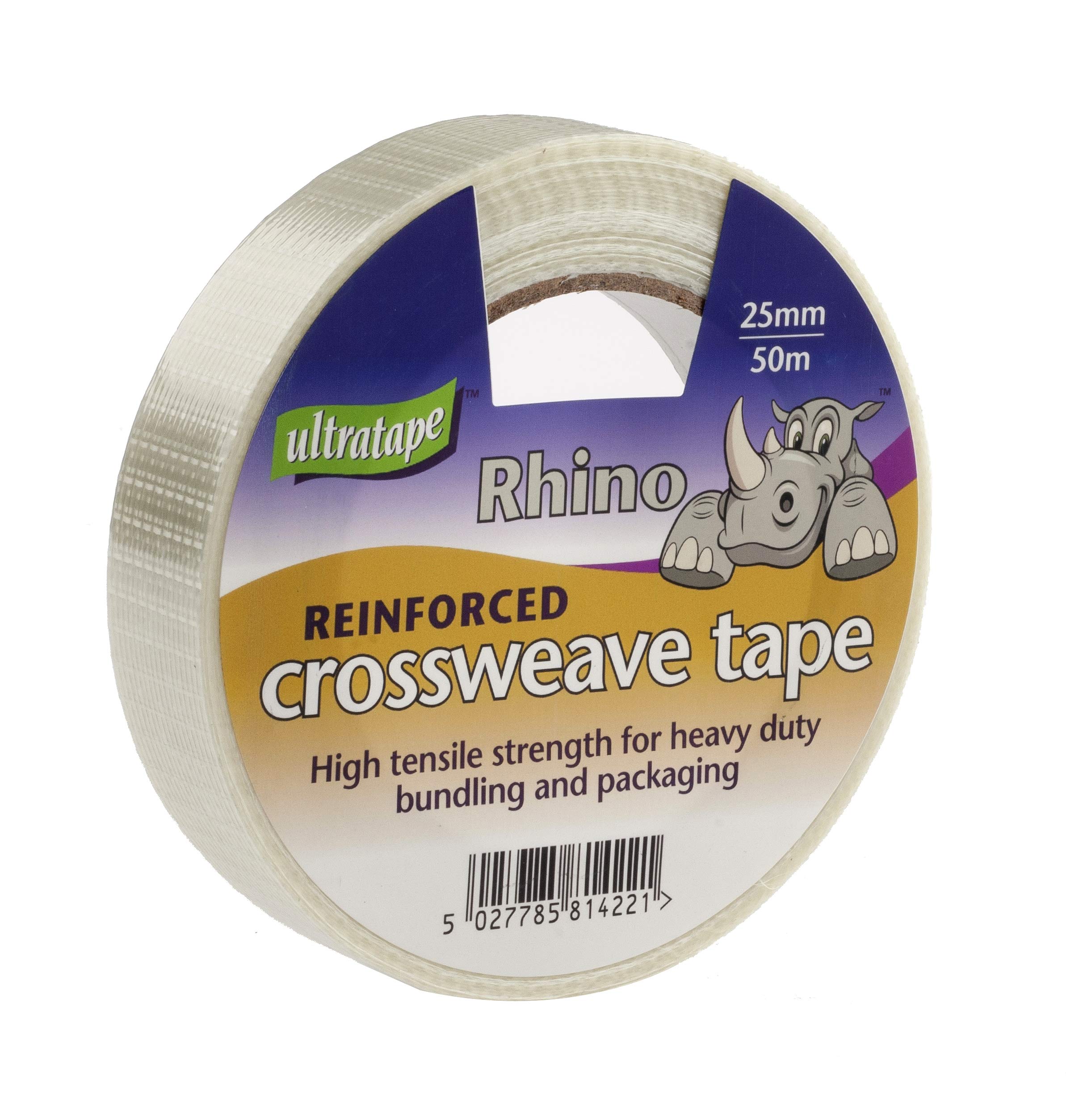 25MM X 50M ULTRATAPE CROSSWEAVE Tape - Rhino